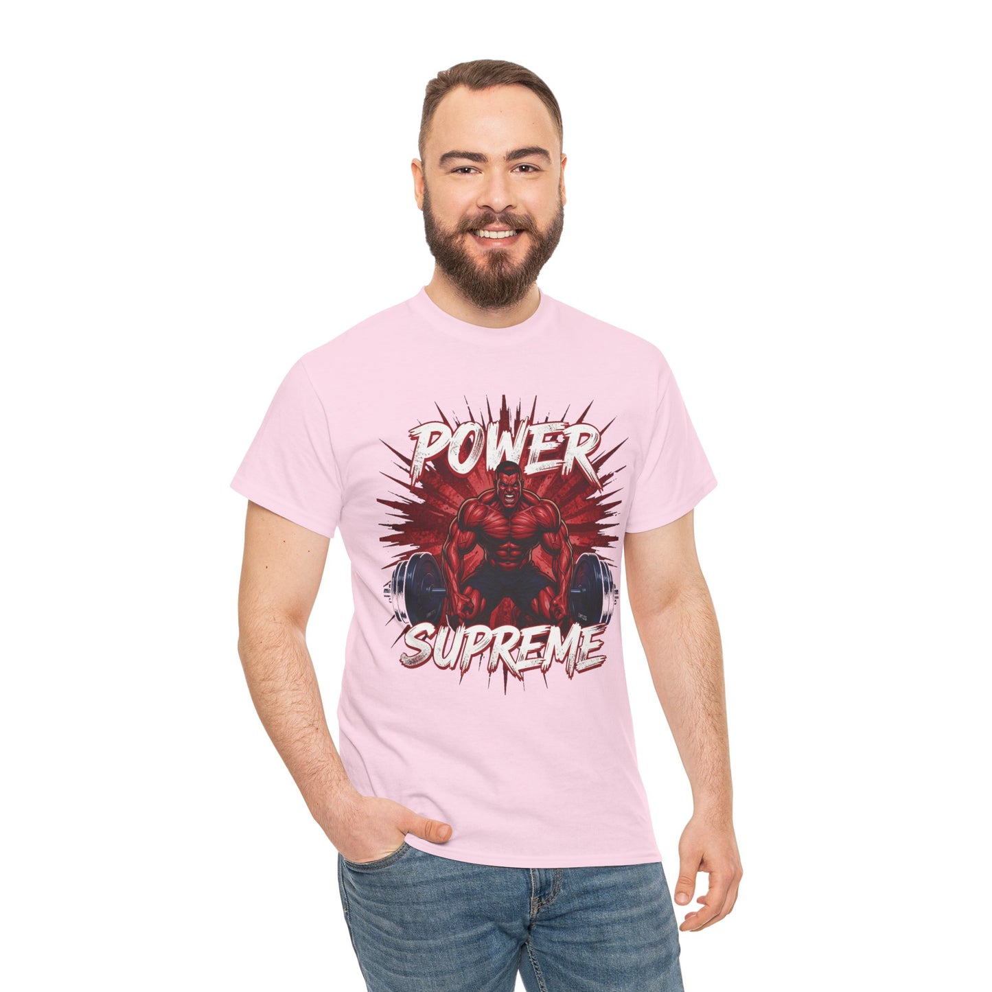 Power Supreme Tee - Vintage Graphic Oversized T-shirt