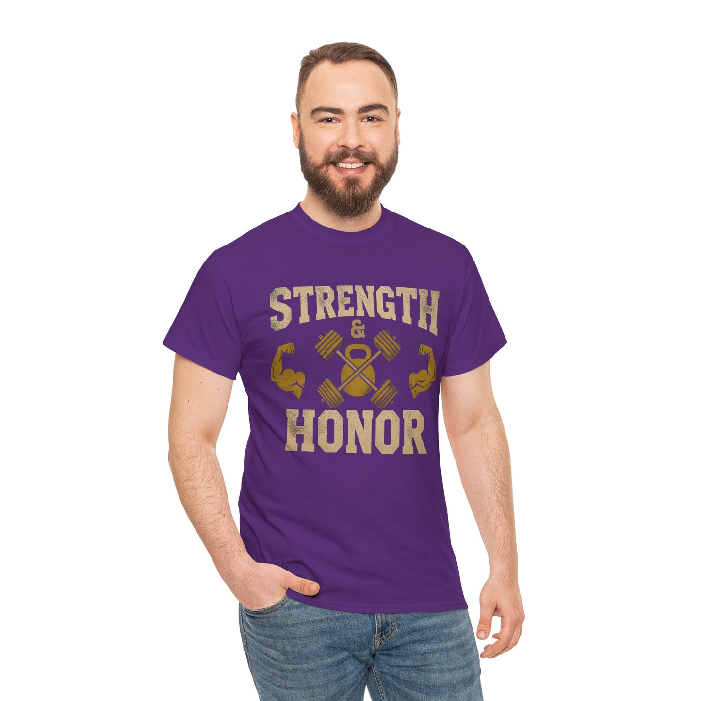 "Strength & Honor" Vintage Gym Tee