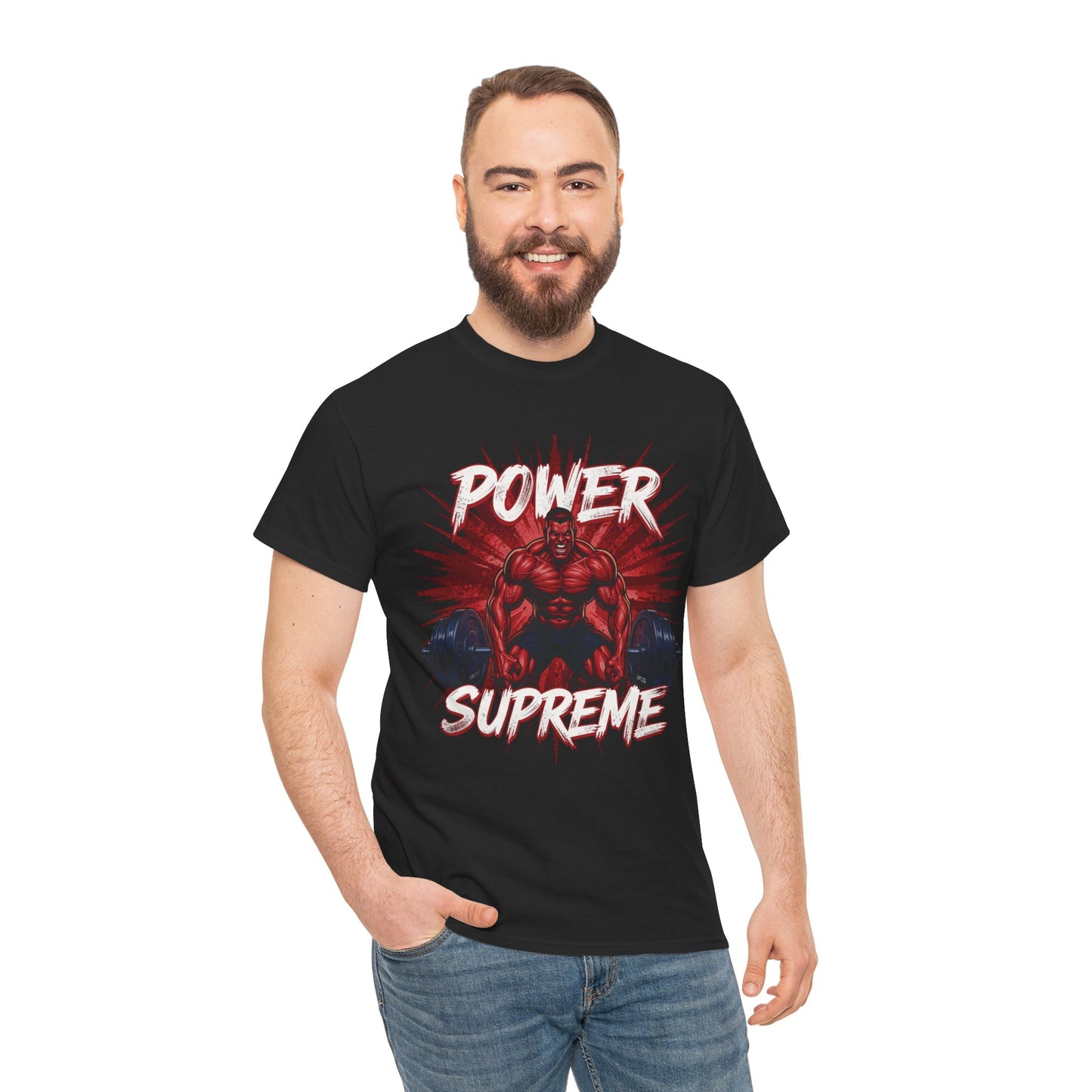 Power Supreme Tee - Vintage Graphic Oversized T-shirt
