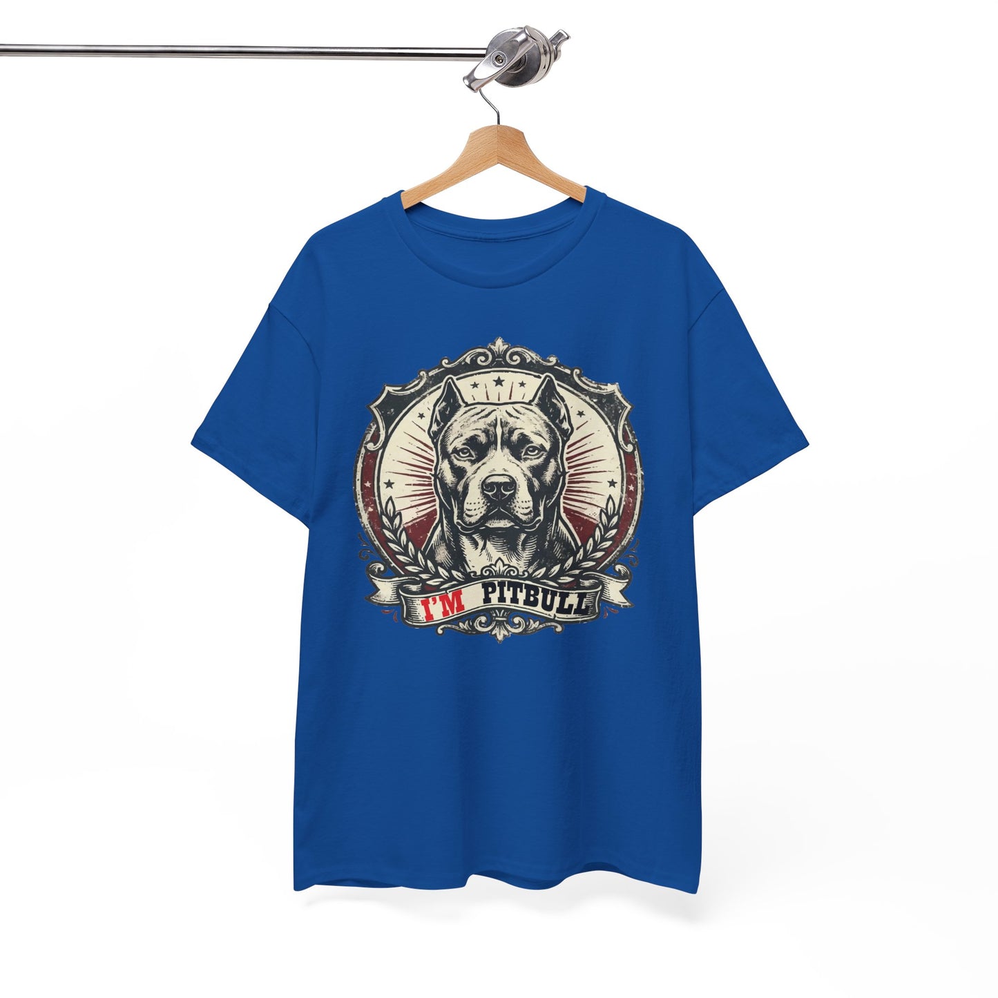 Pitbull King Tee — "I'm Pitbull" Graphic Dog Lover T-shirt