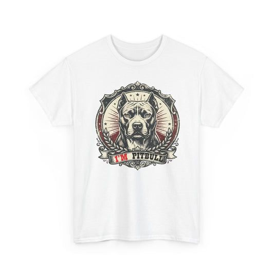 Pitbull King Tee — "I'm Pitbull" Graphic Dog Lover T-shirt