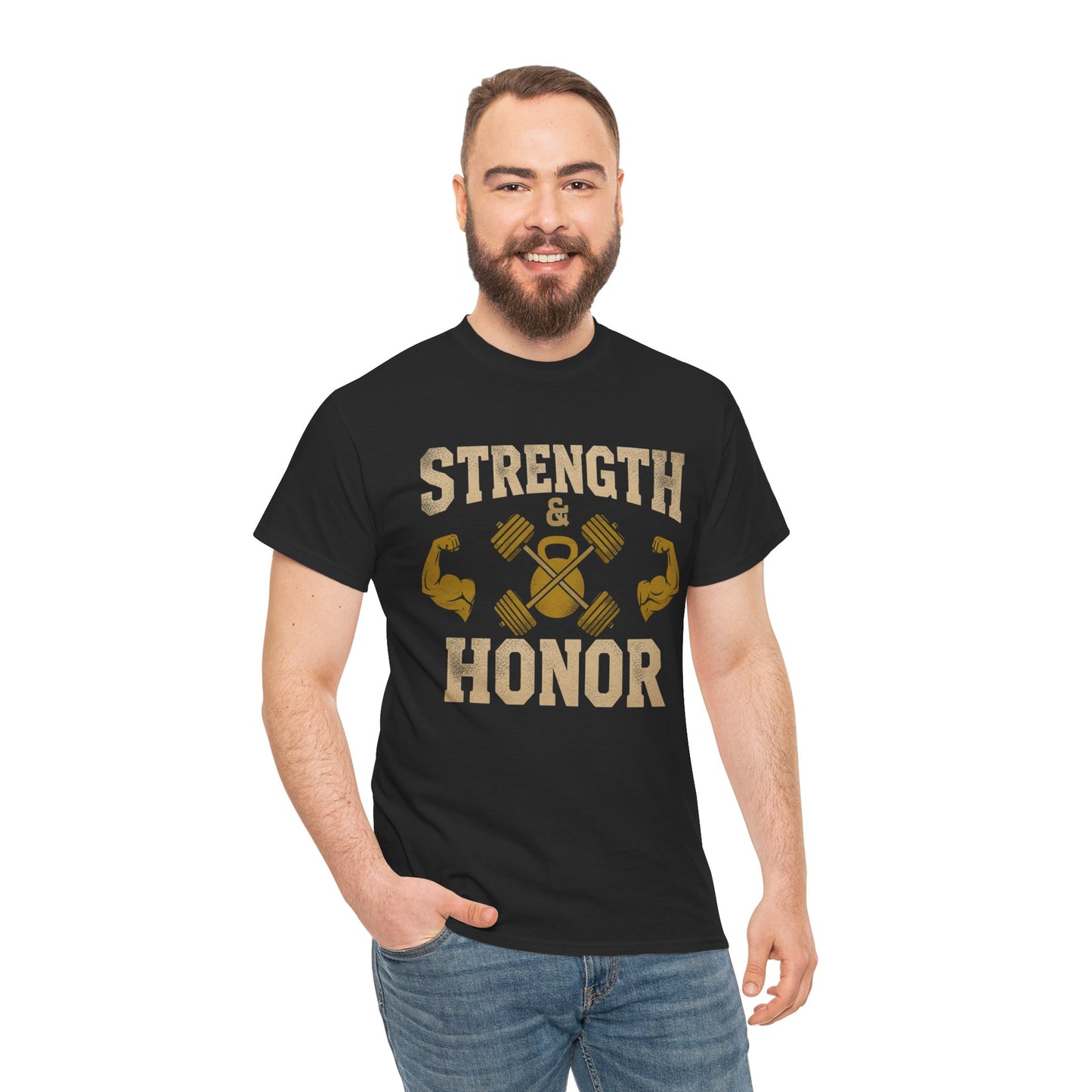 "Strength & Honor" Vintage Gym Tee