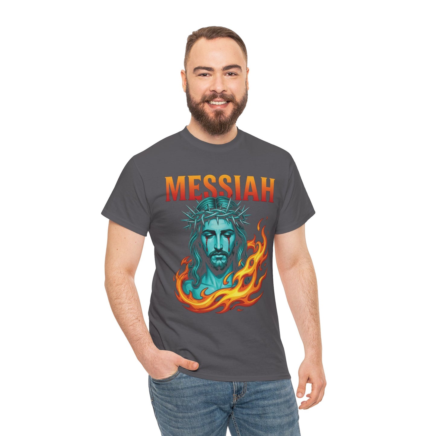 "Messiah" Vintage Graphic Heavyweight Tee