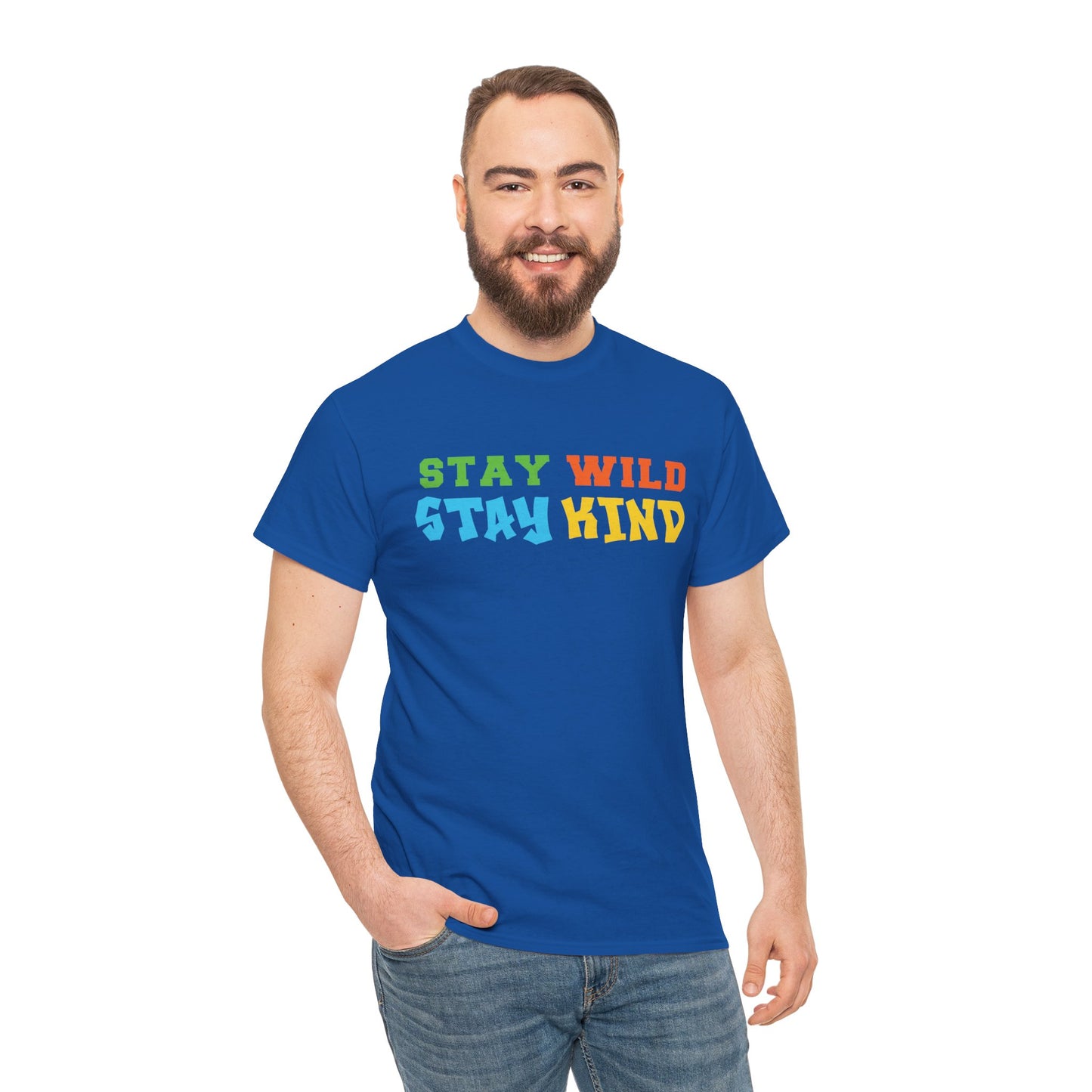Stay Wild Stay Kind Aesthetic Graphic Tee