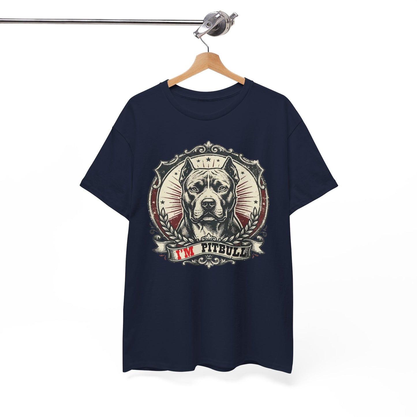 Pitbull King Tee — "I'm Pitbull" Graphic Dog Lover T-shirt