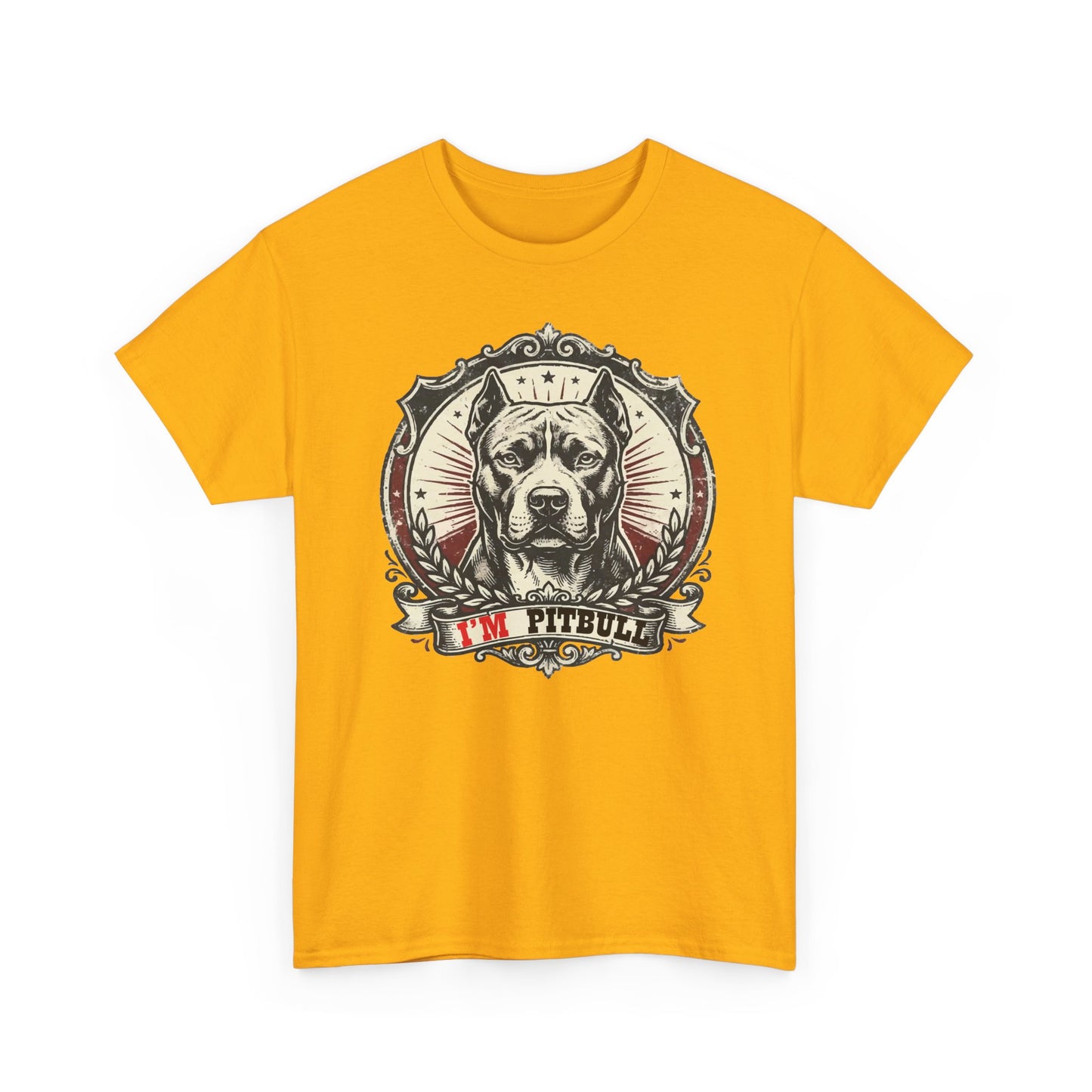 Pitbull King Tee — "I'm Pitbull" Graphic Dog Lover T-shirt