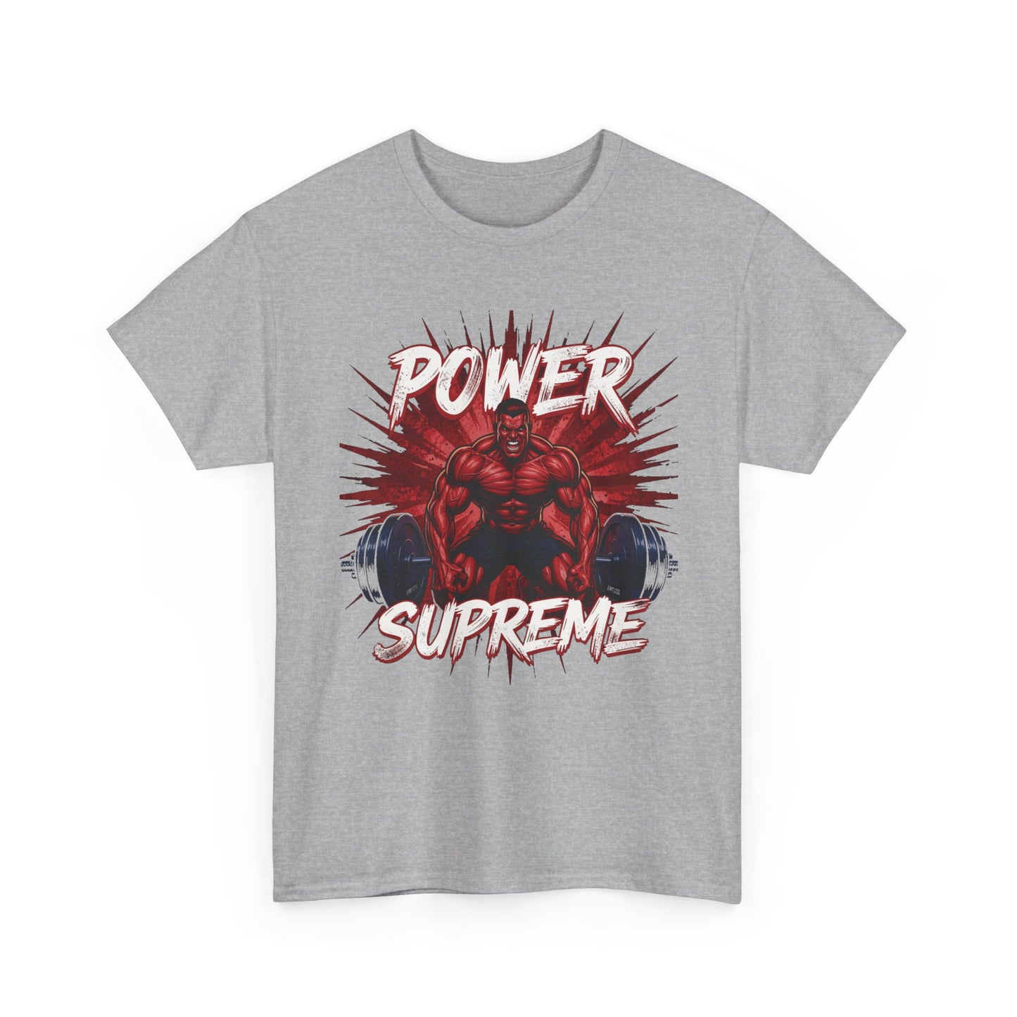 Power Supreme Tee - Vintage Graphic Oversized T-shirt