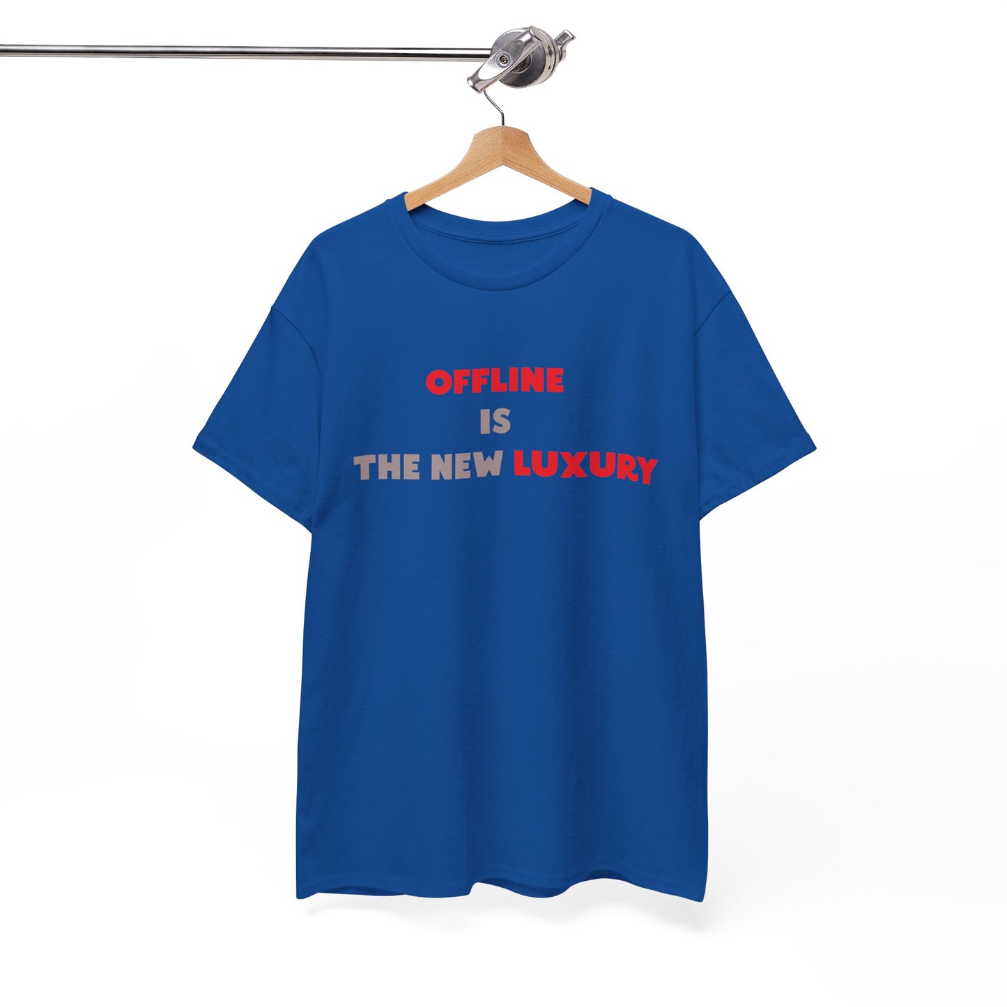 Offline Is The New Luxury - Minimalist Statement T-Shirt