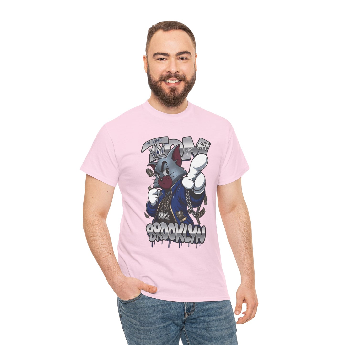 "Brooklyn Tomcat" Retro Urban Graphic Tee