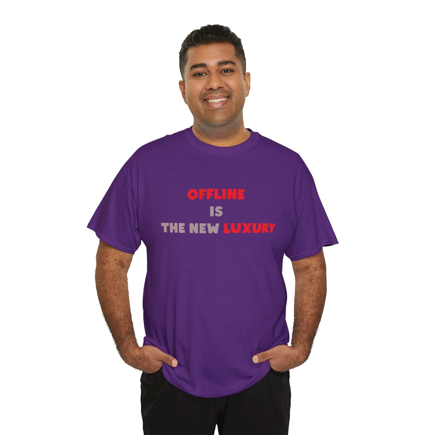 Offline Is The New Luxury - Minimalist Statement T-Shirt