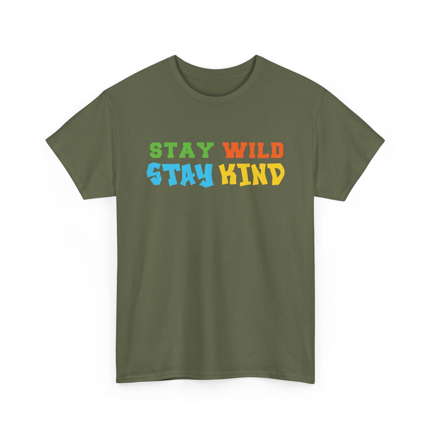 Stay Wild Stay Kind Aesthetic Graphic Tee