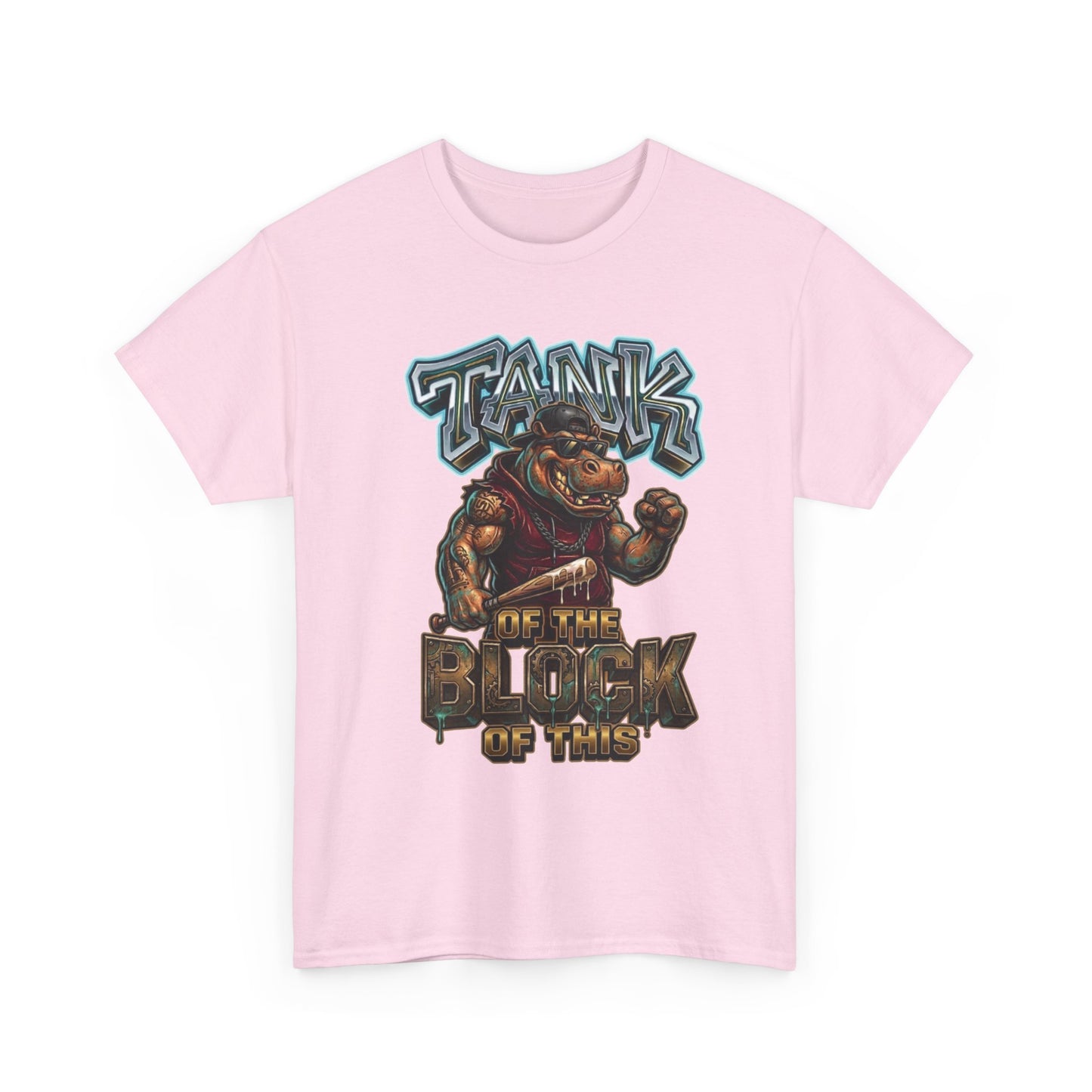 "Tank of the Block" Hippo Graphic Tee