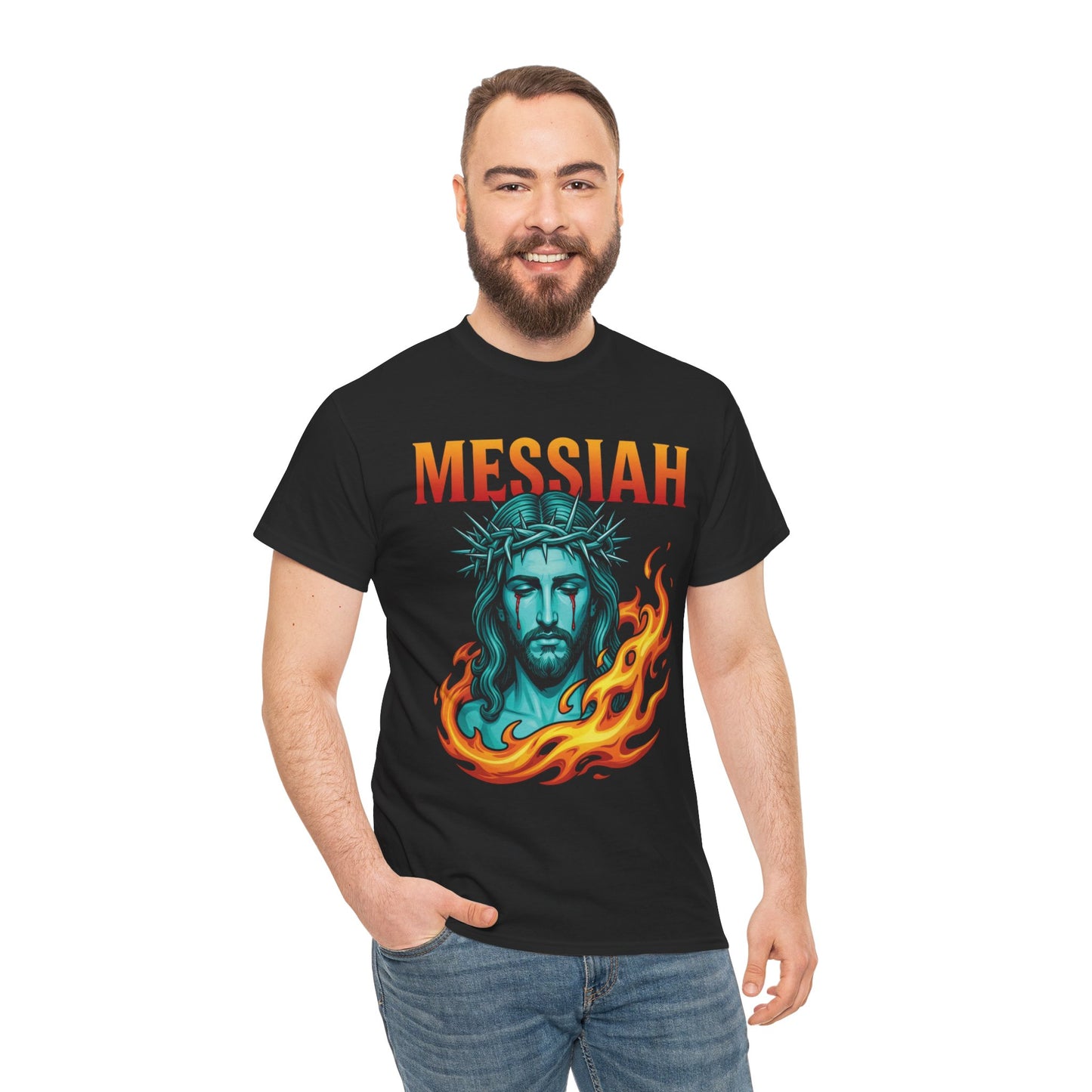 "Messiah" Vintage Graphic Heavyweight Tee