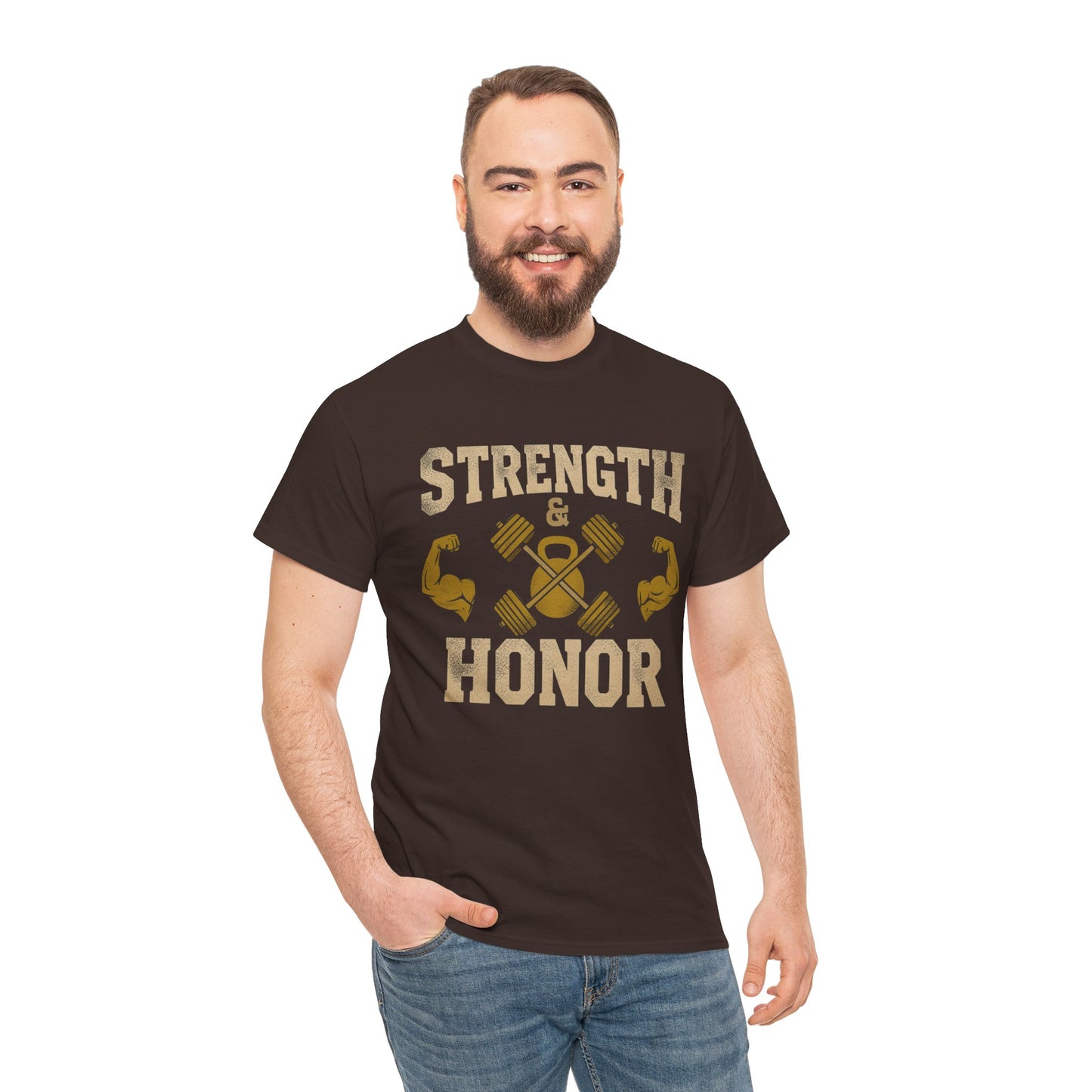 "Strength & Honor" Vintage Gym Tee