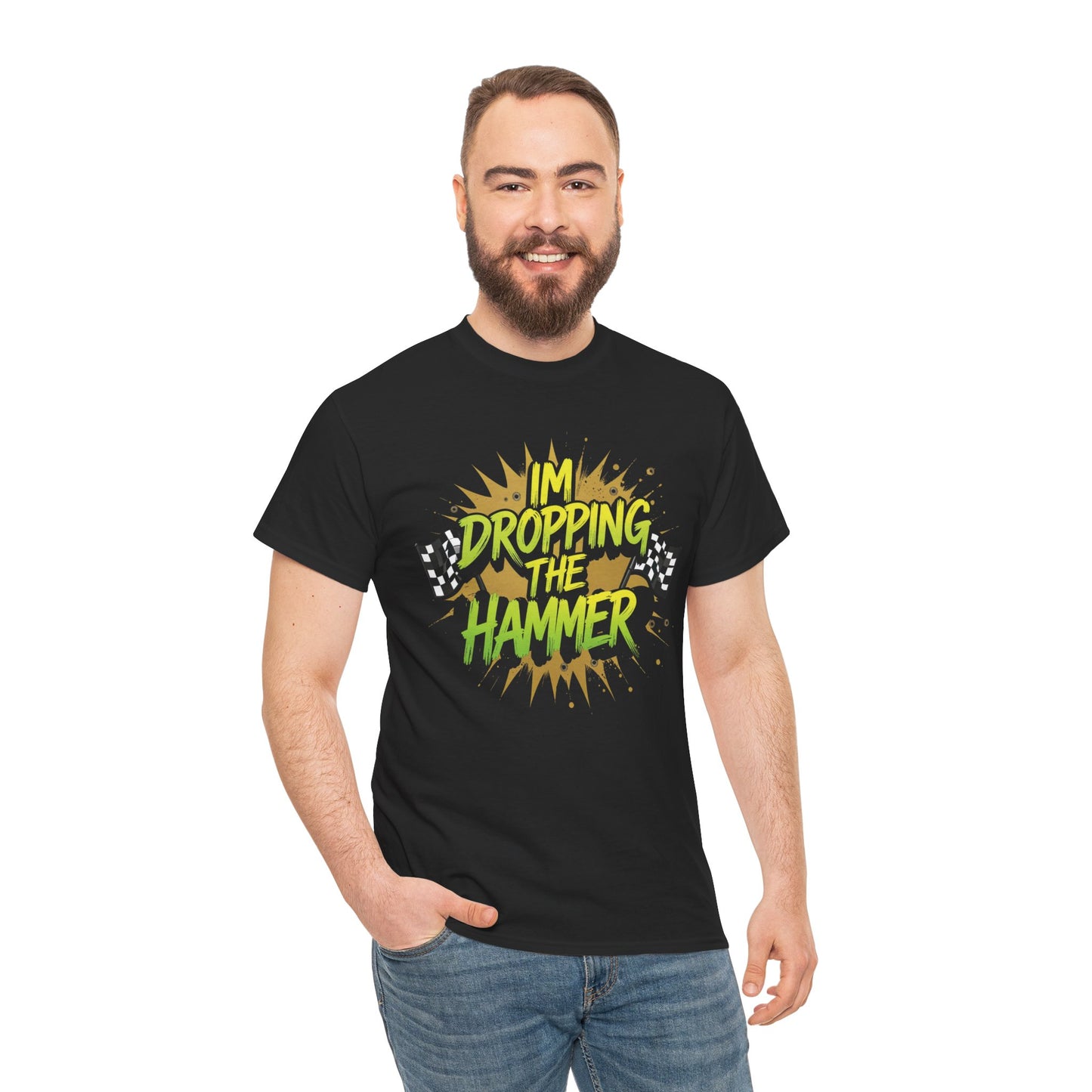 "Dropping The Hammer" Bold Graphic Tee