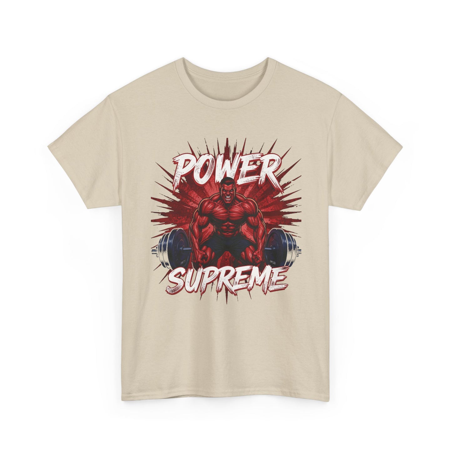 Power Supreme Tee - Vintage Graphic Oversized T-shirt