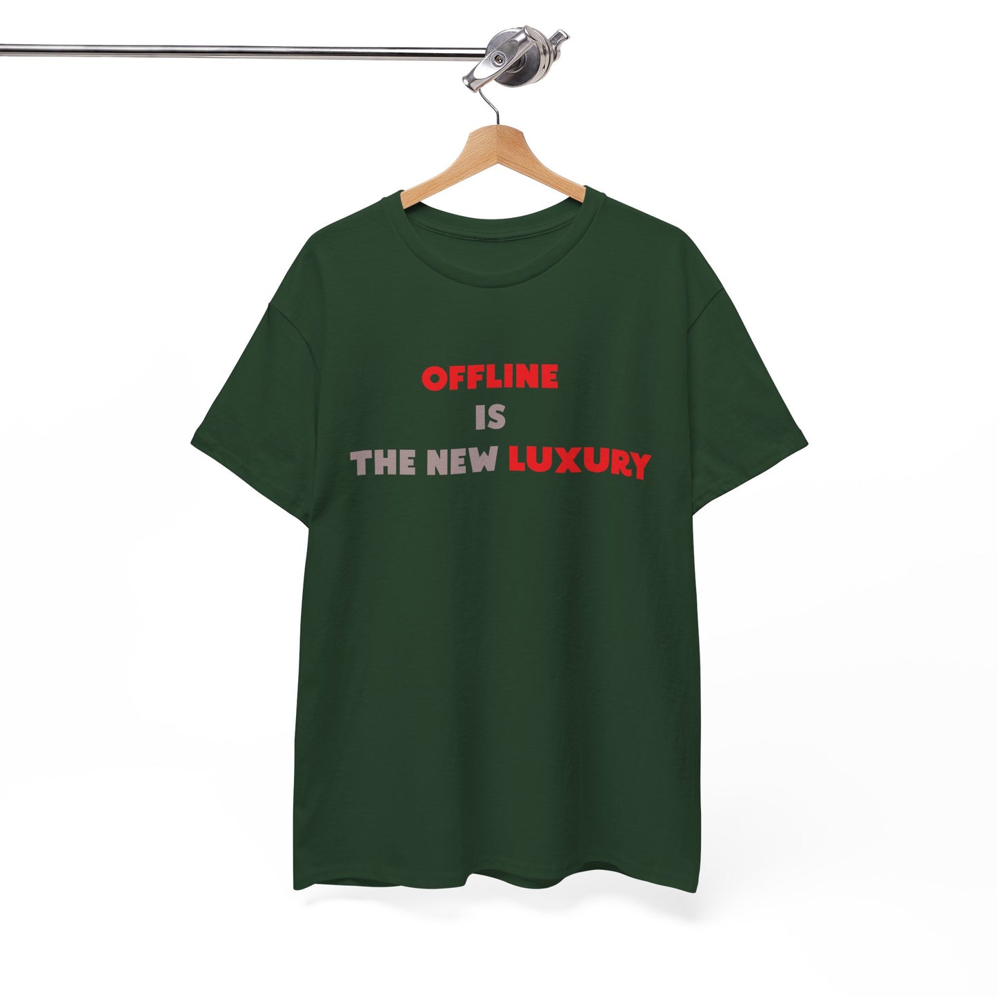 Offline Is The New Luxury - Minimalist Statement T-Shirt