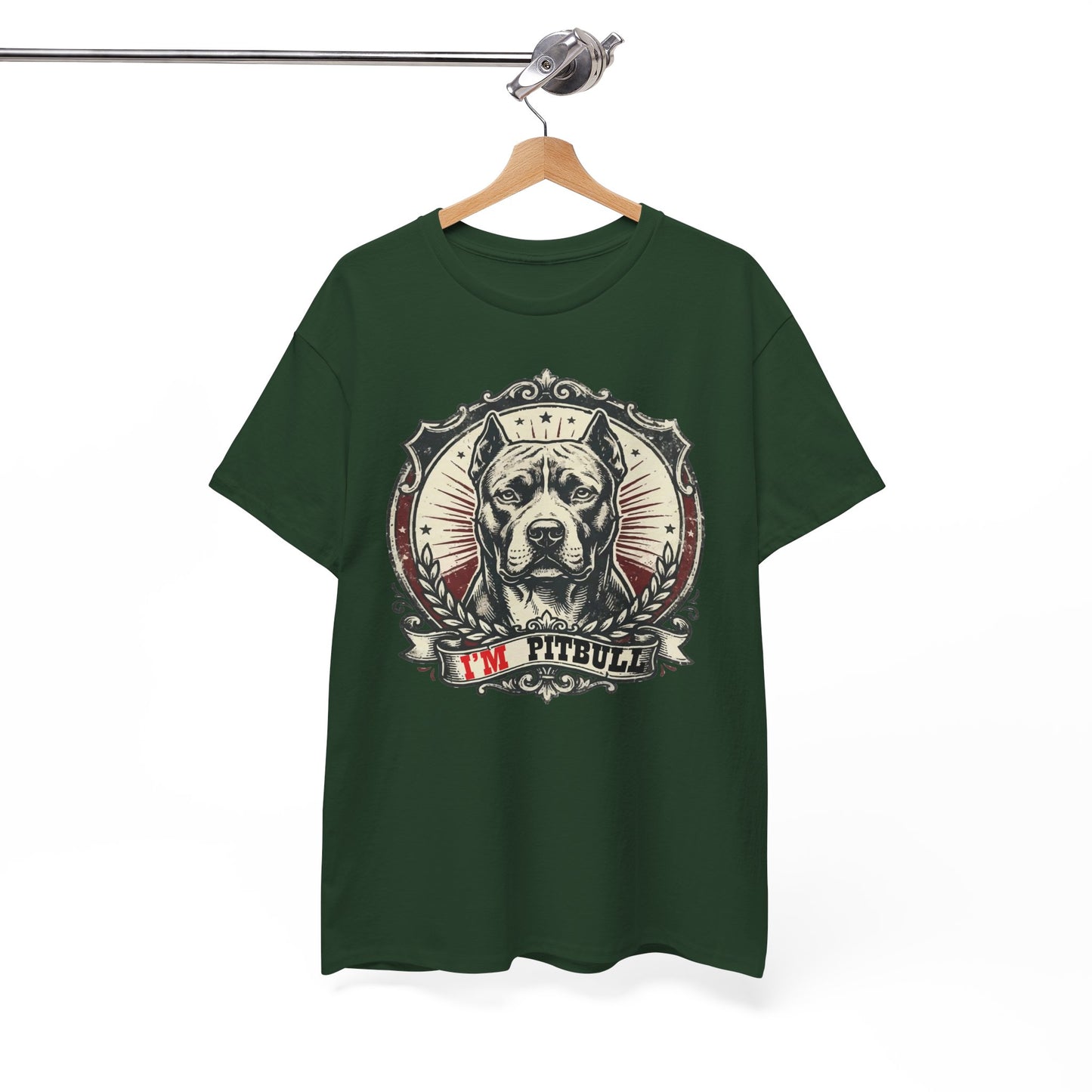 Pitbull King Tee — "I'm Pitbull" Graphic Dog Lover T-shirt