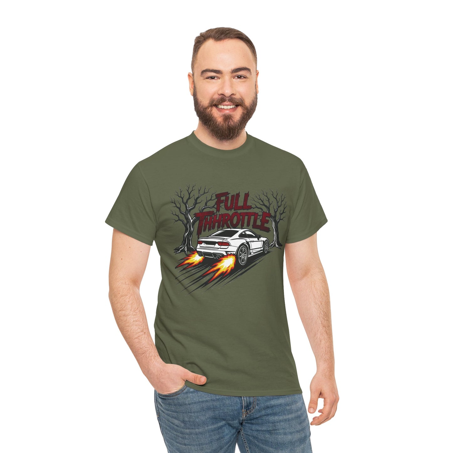 "Full Throttle" Vintage Racing Graphic Tee