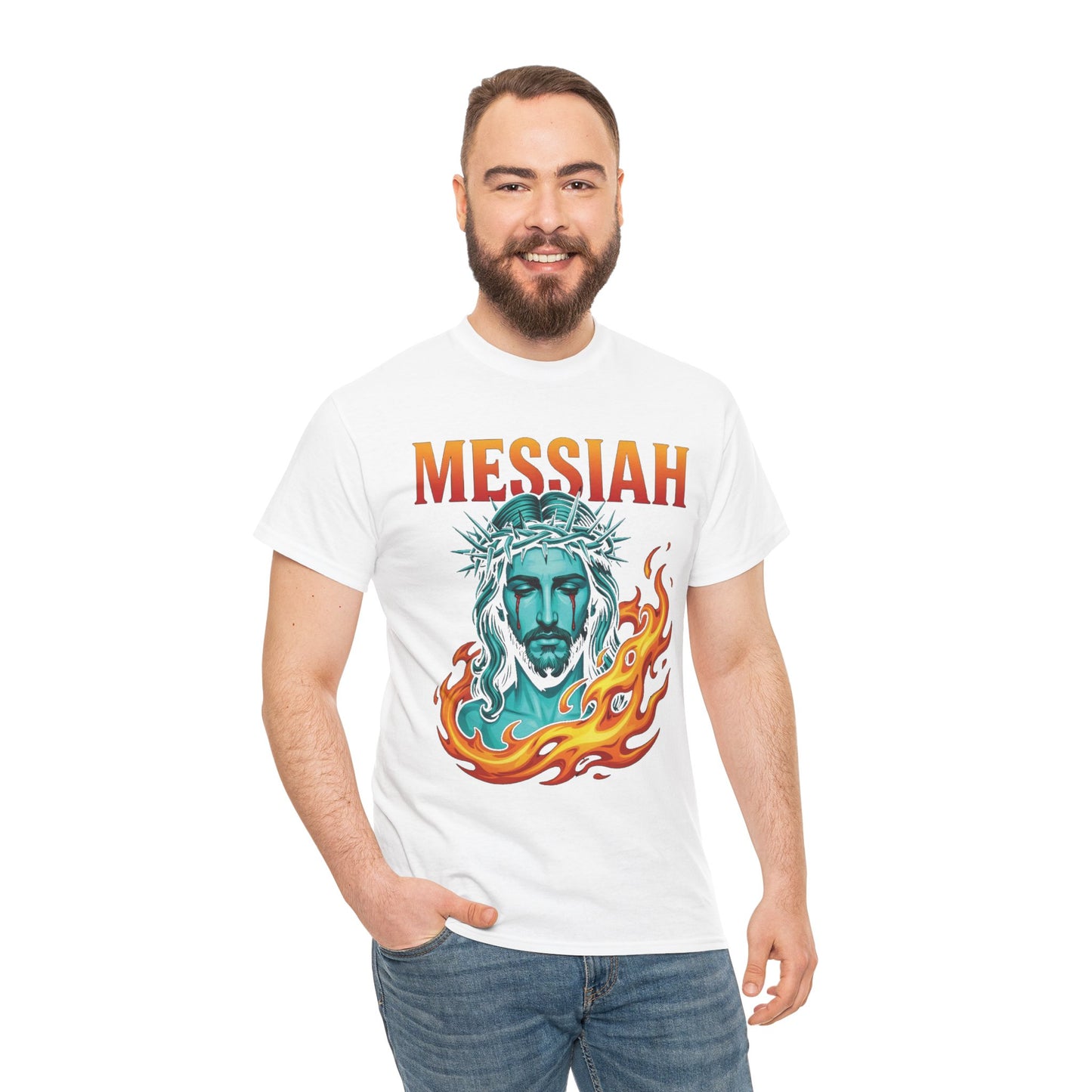 "Messiah" Vintage Graphic Heavyweight Tee