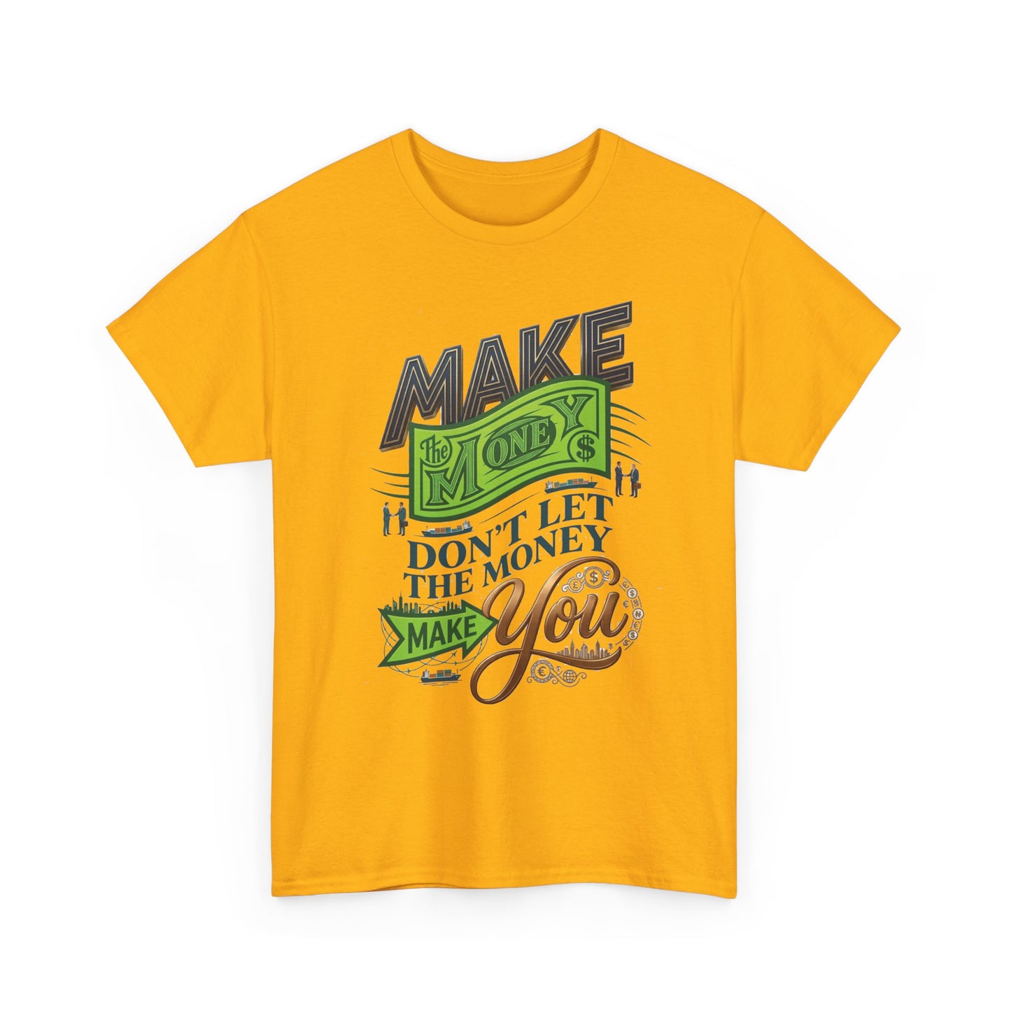 "Make Money" Motivational Typography Tee