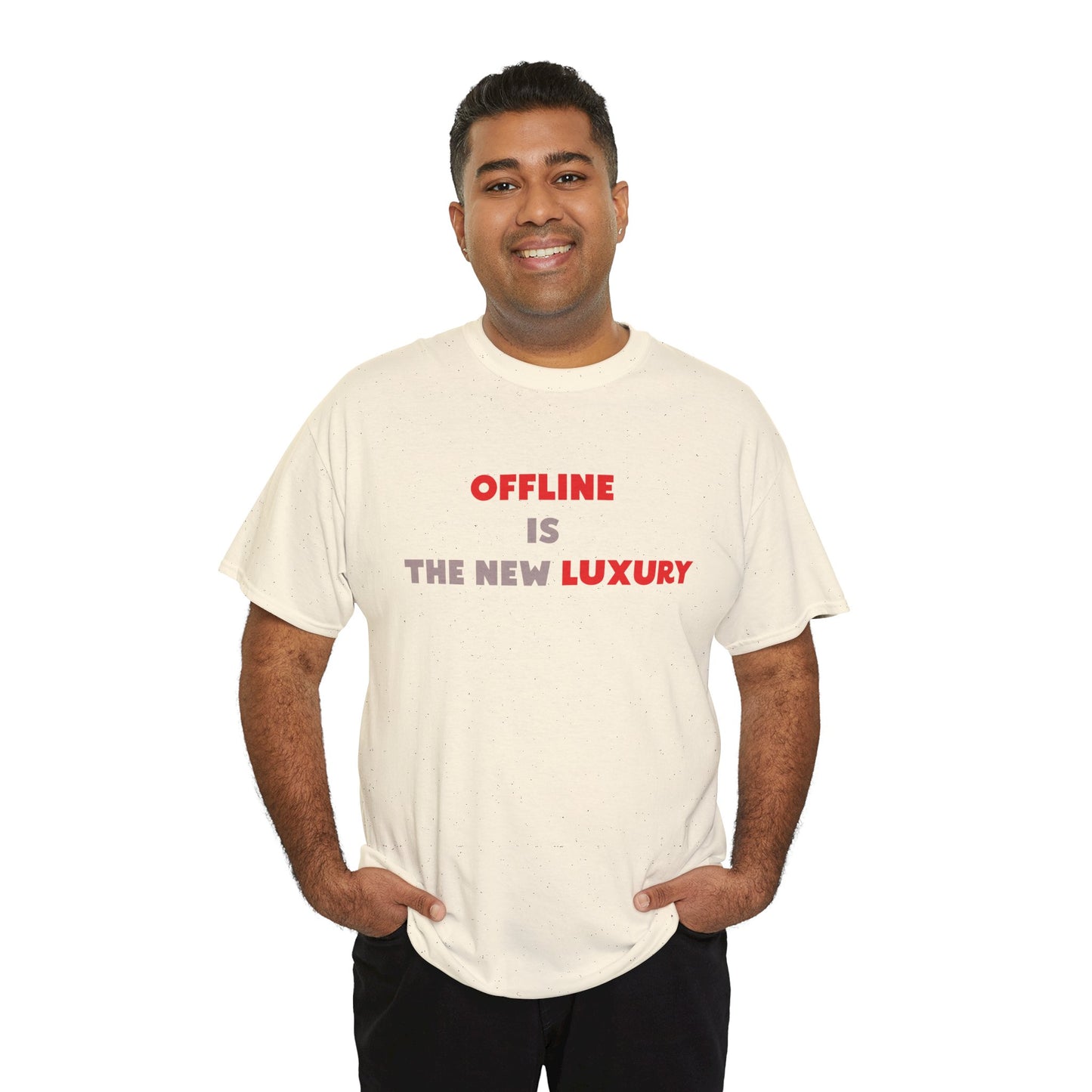 Offline Is The New Luxury - Minimalist Statement T-Shirt
