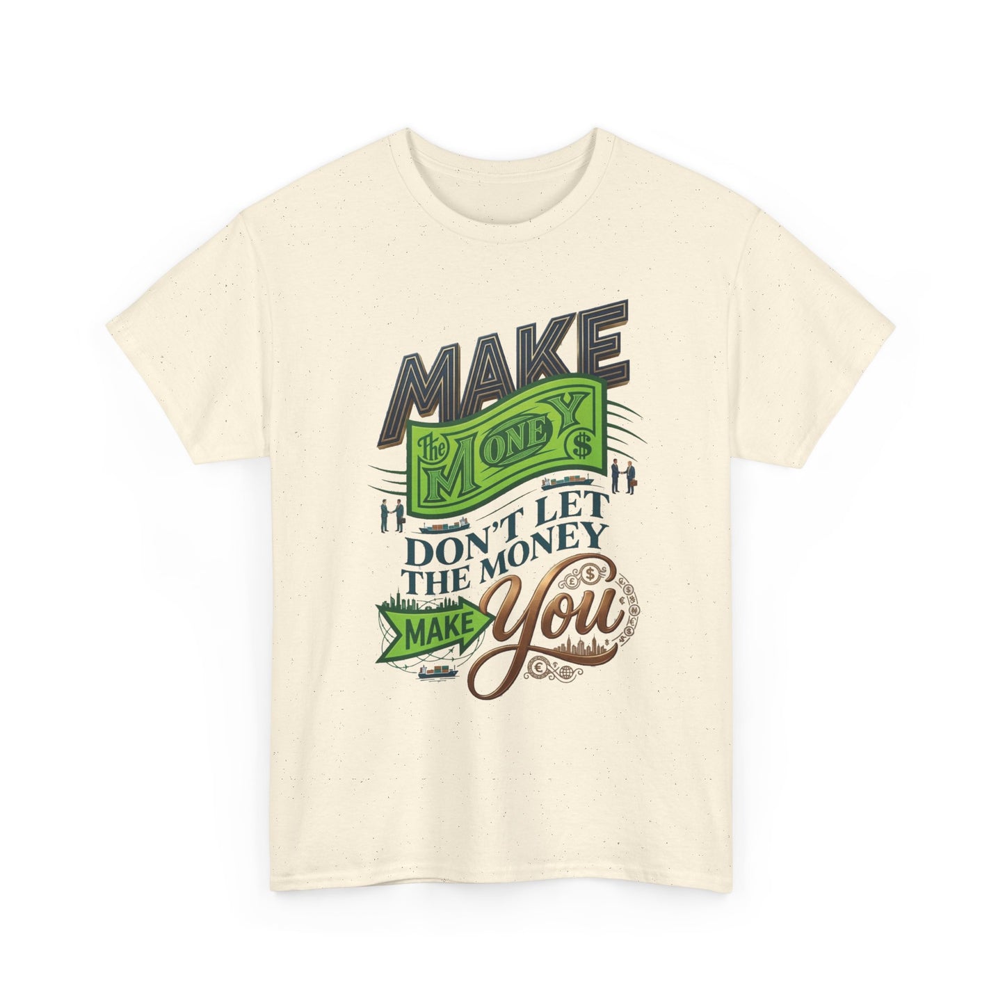 "Make Money" Motivational Typography Tee