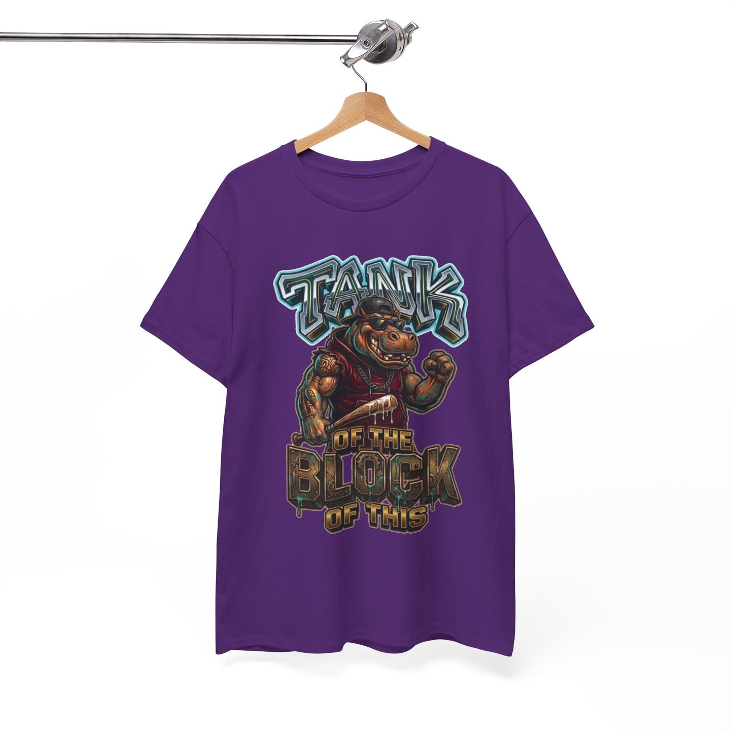"Tank of the Block" Hippo Graphic Tee