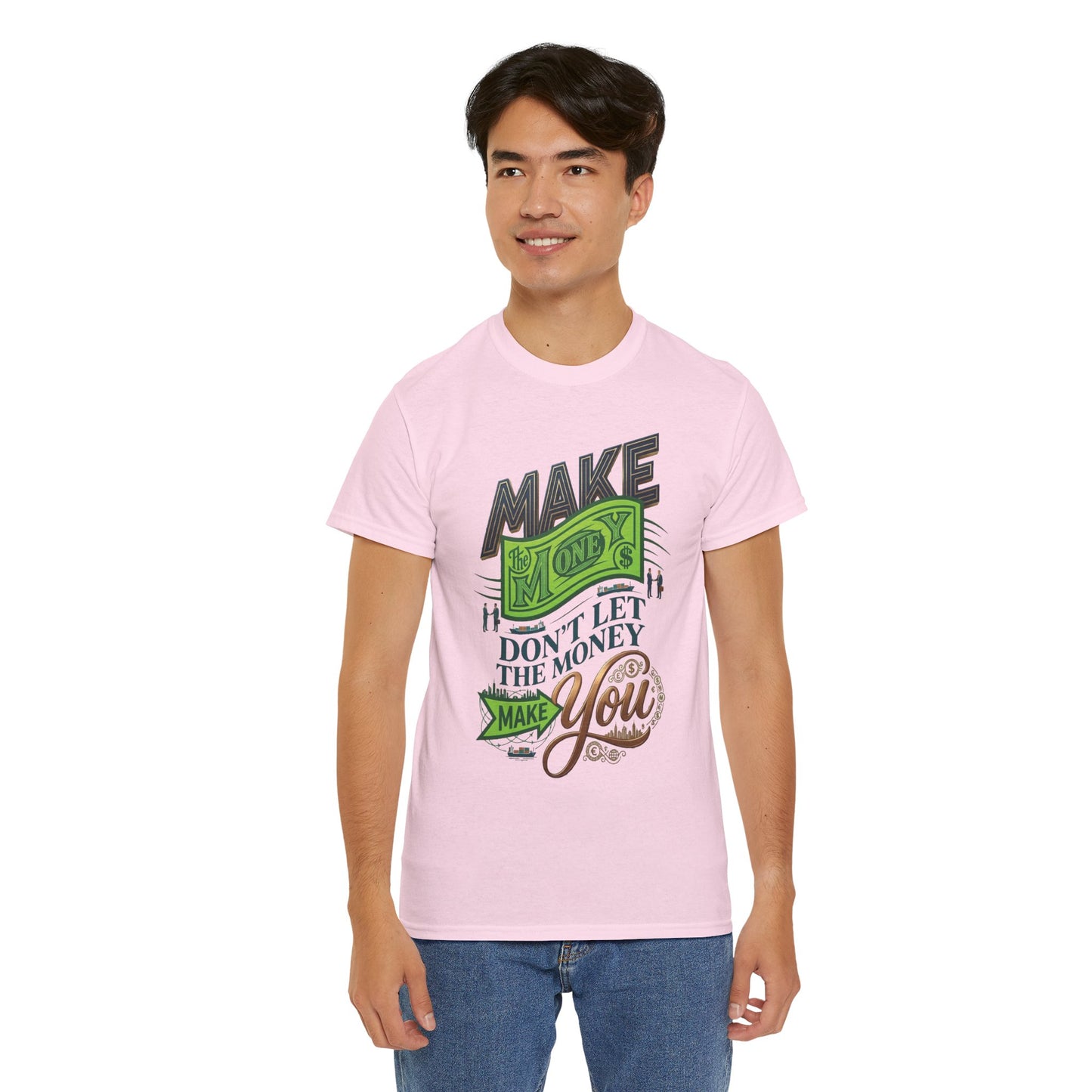 "Make Money" Motivational Typography Tee