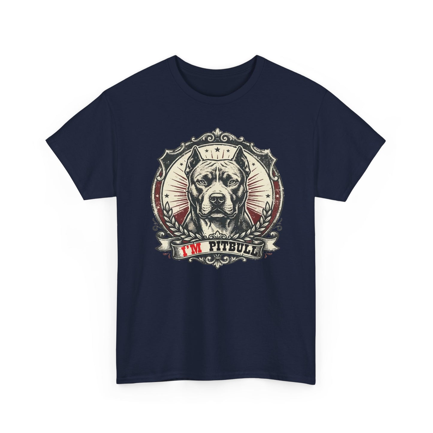 Pitbull King Tee — "I'm Pitbull" Graphic Dog Lover T-shirt