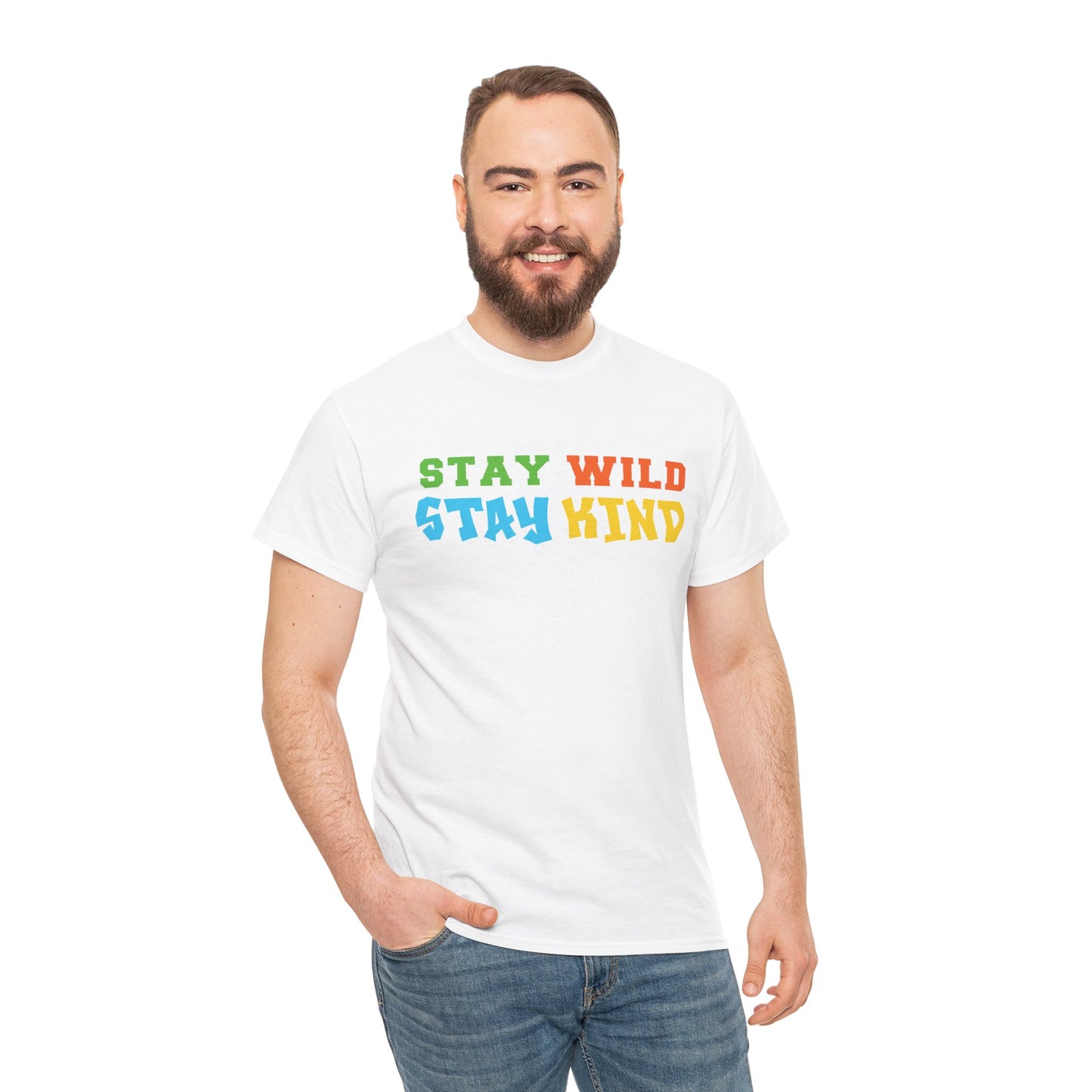 Stay Wild Stay Kind Aesthetic Graphic Tee