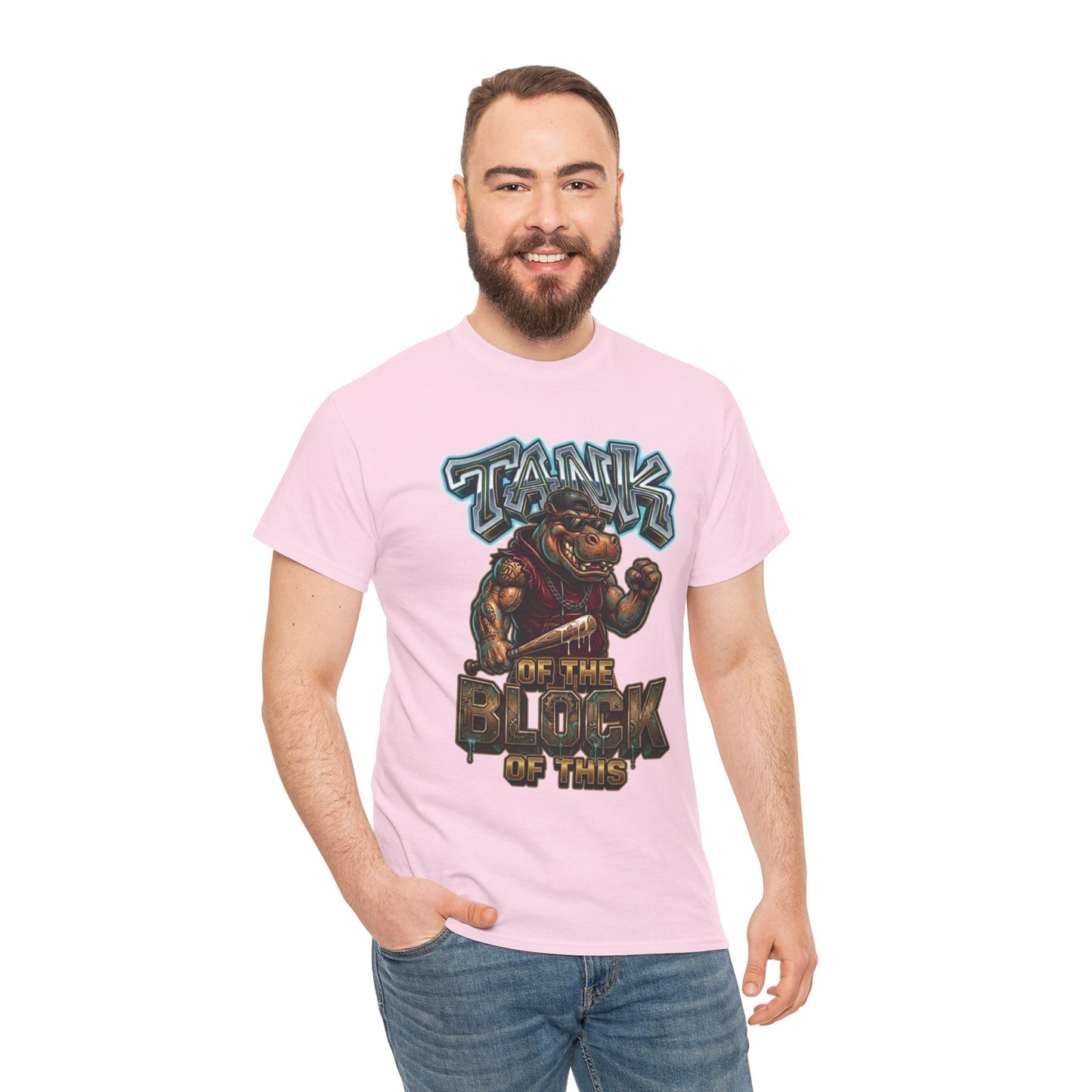 "Tank of the Block" Hippo Graphic Tee