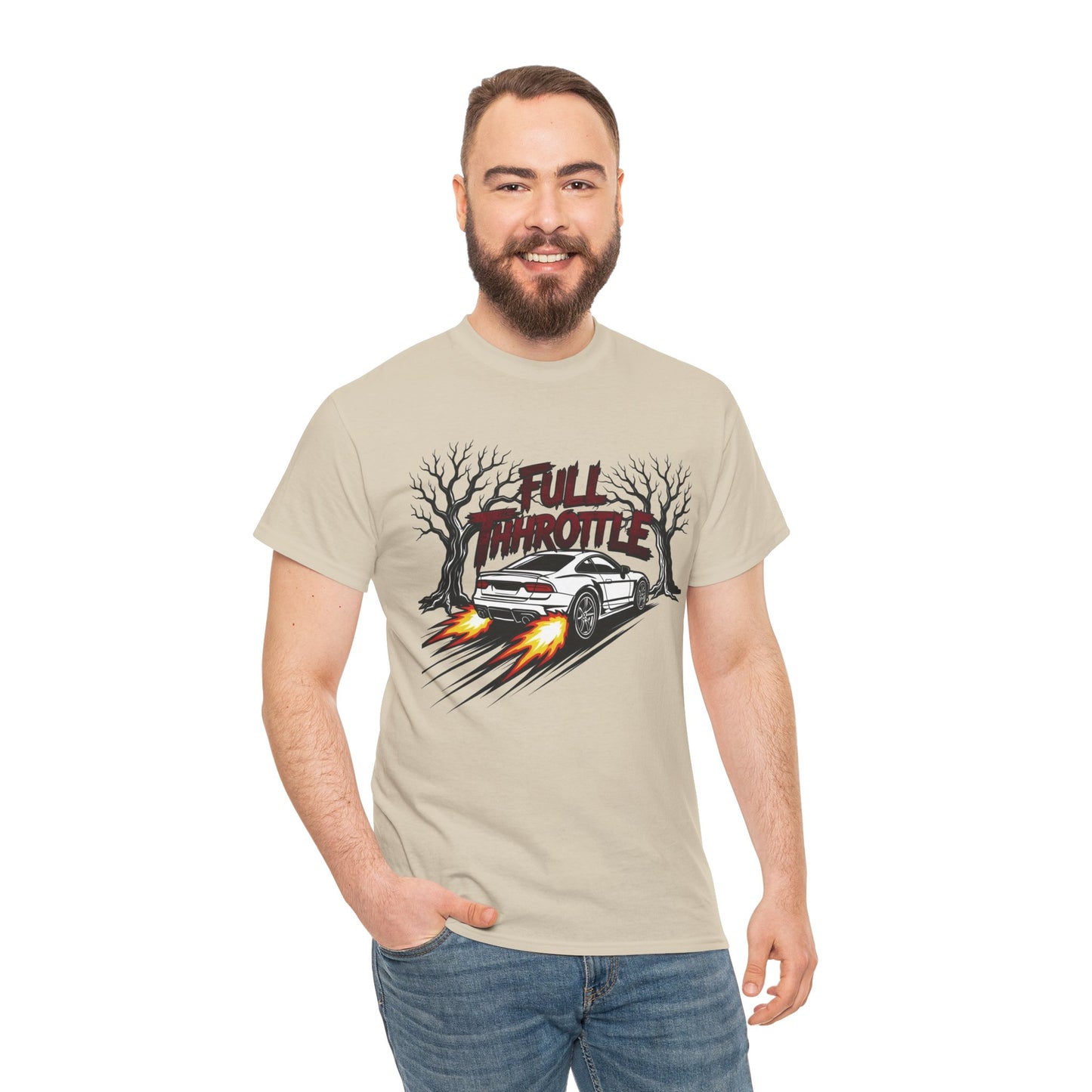 "Full Throttle" Vintage Racing Graphic Tee