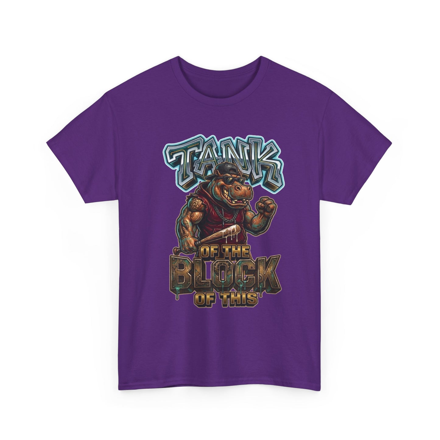 "Tank of the Block" Hippo Graphic Tee