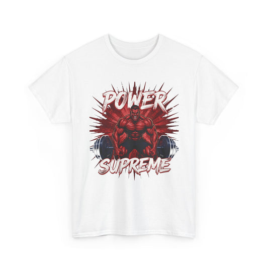 Power Supreme Tee - Vintage Graphic Oversized T-shirt