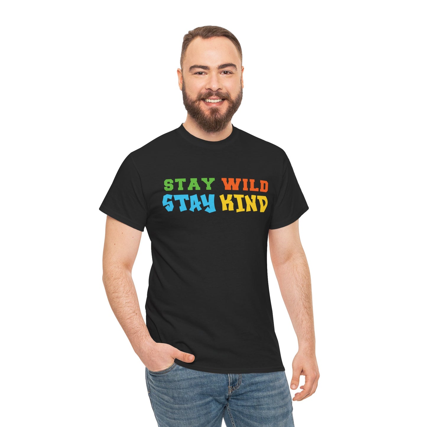 Stay Wild Stay Kind Aesthetic Graphic Tee