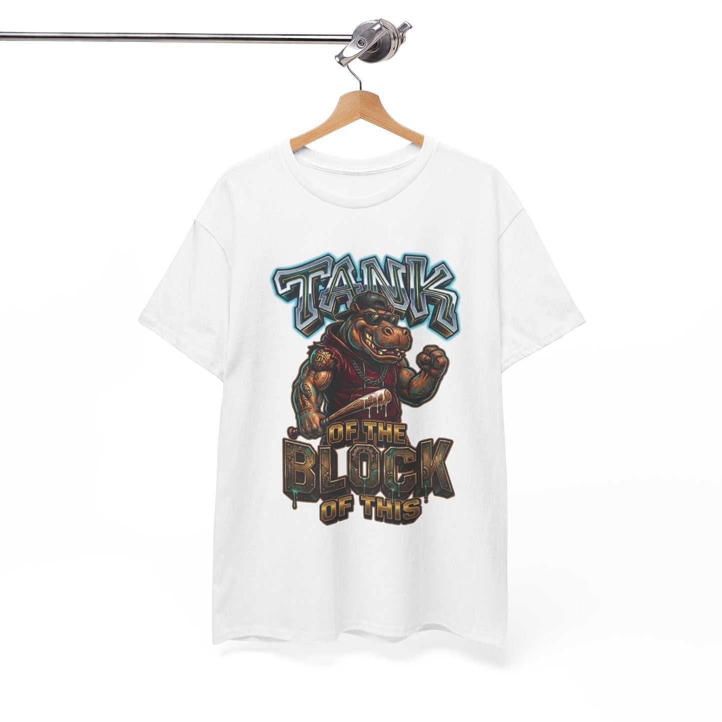 "Tank of the Block" Hippo Graphic Tee