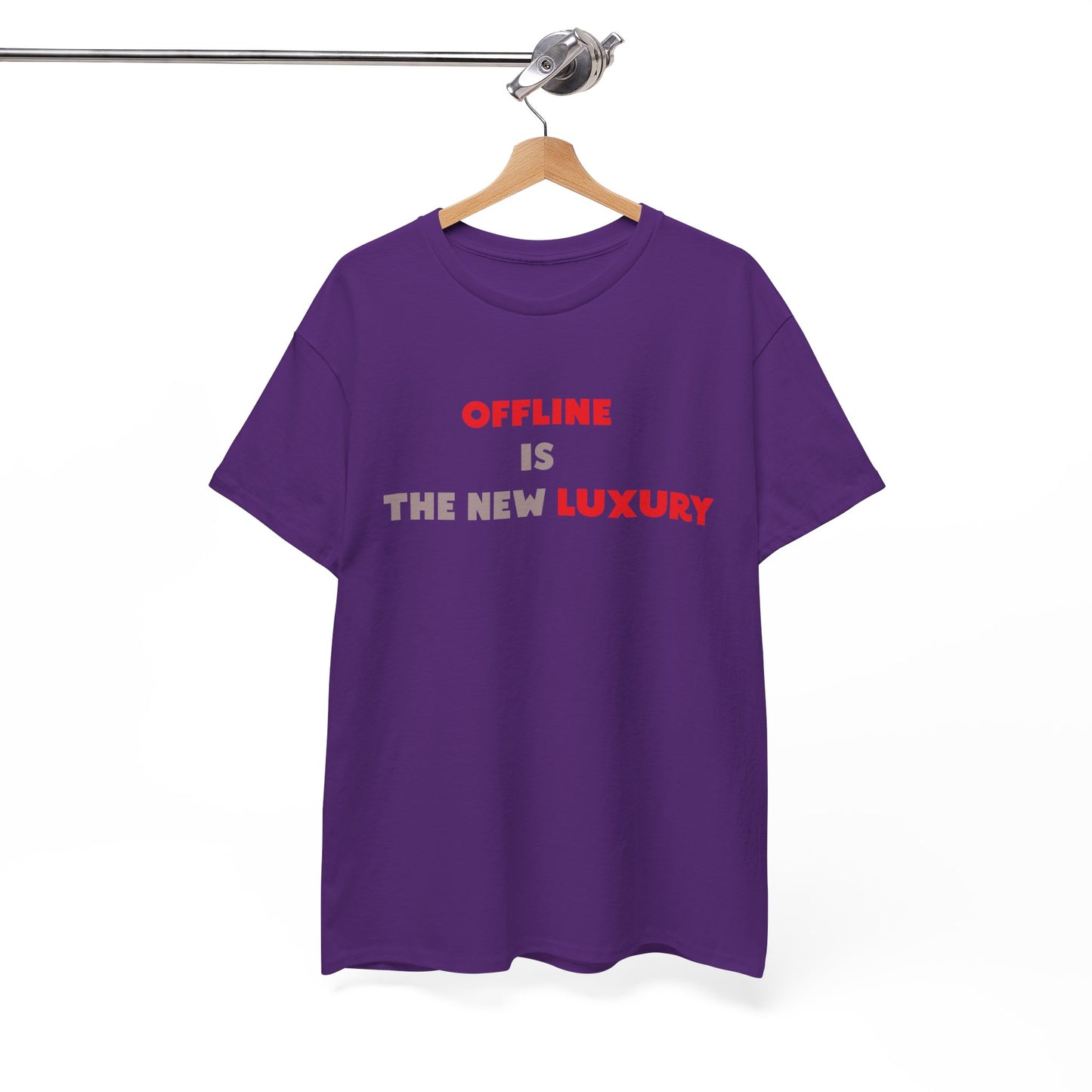 Offline Is The New Luxury - Minimalist Statement T-Shirt