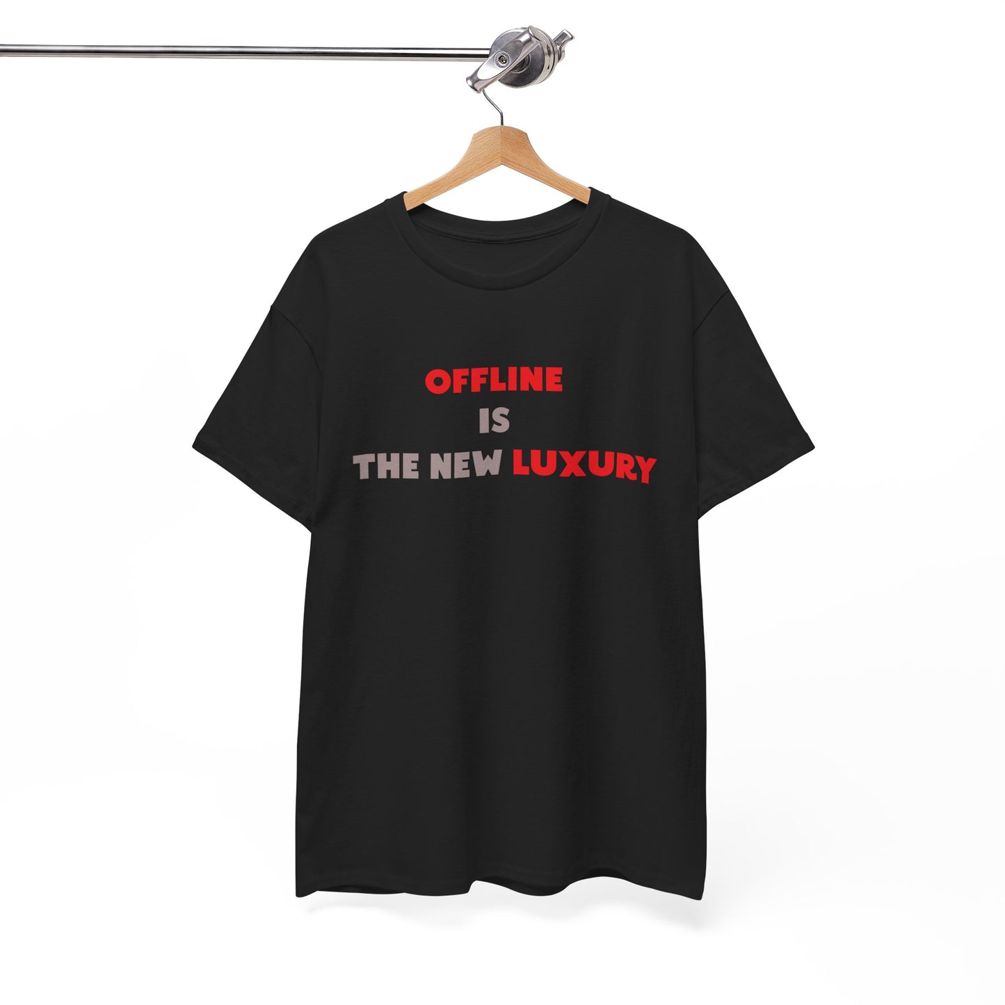 Offline Is The New Luxury - Minimalist Statement T-Shirt