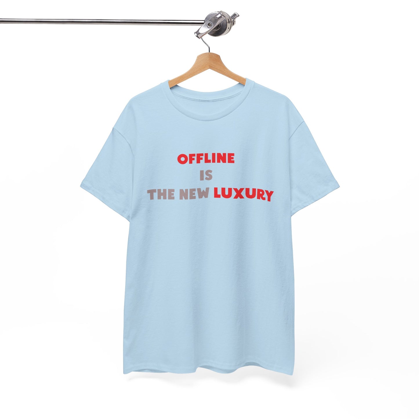 Offline Is The New Luxury - Minimalist Statement T-Shirt