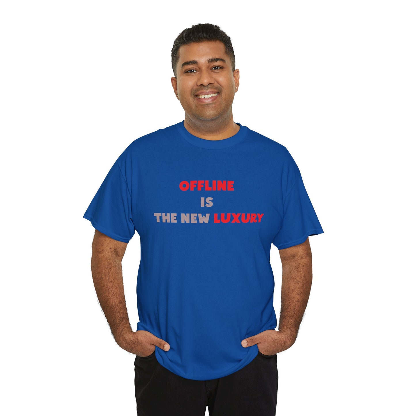 Offline Is The New Luxury - Minimalist Statement T-Shirt