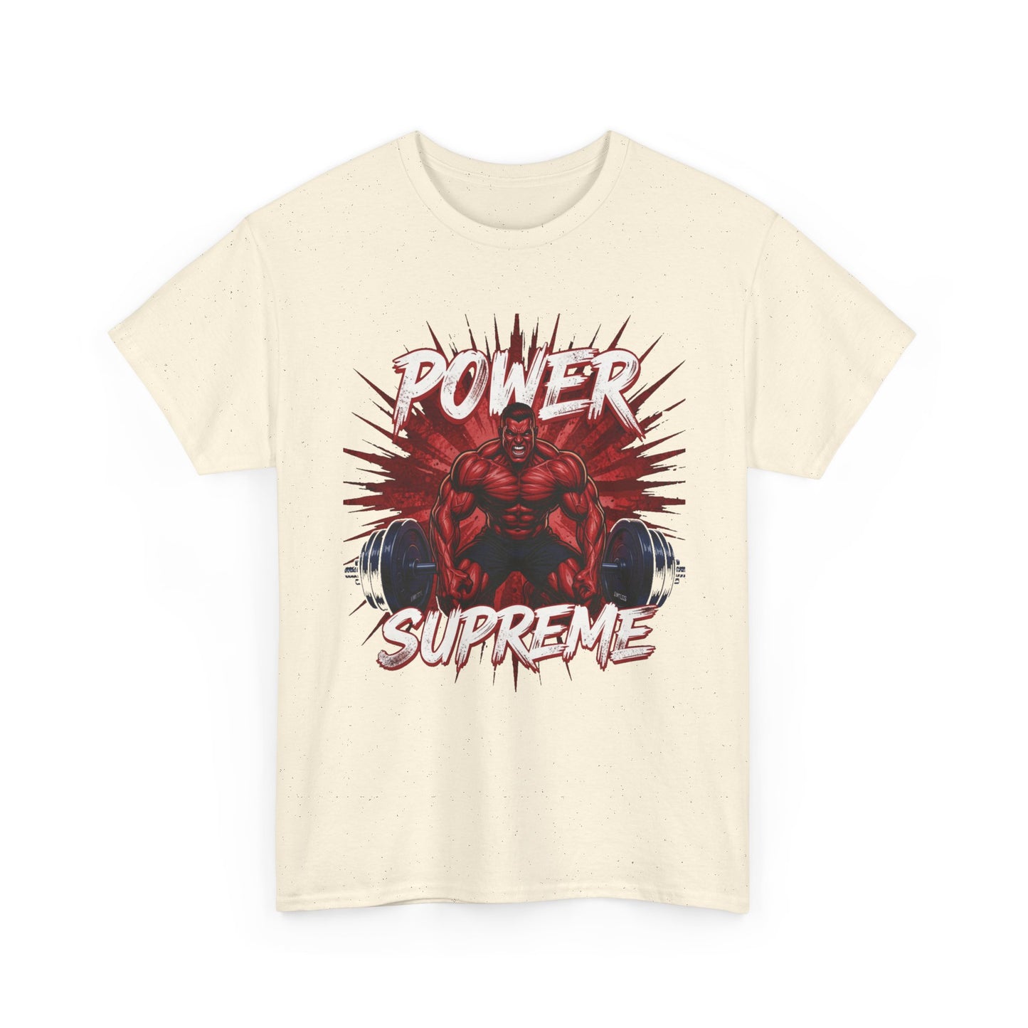 Power Supreme Tee - Vintage Graphic Oversized T-shirt