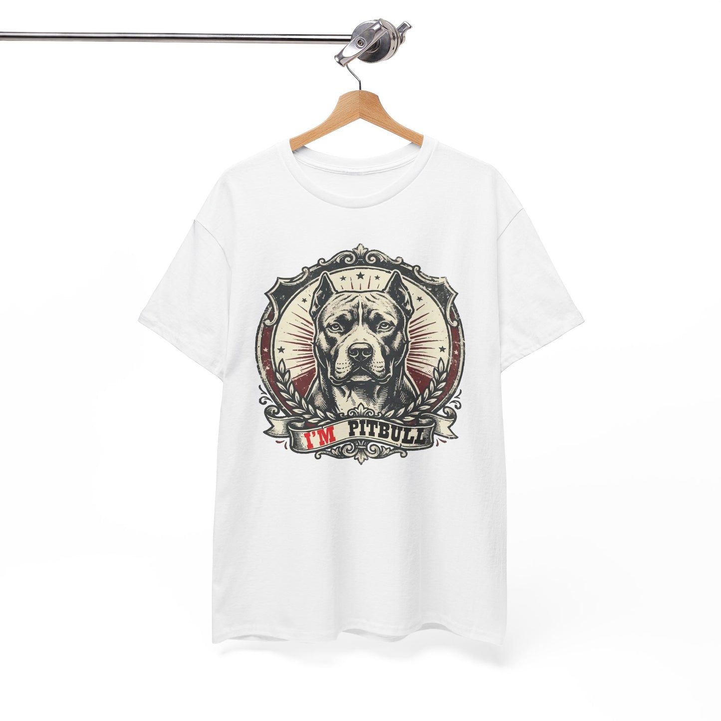 Pitbull King Tee — "I'm Pitbull" Graphic Dog Lover T-shirt