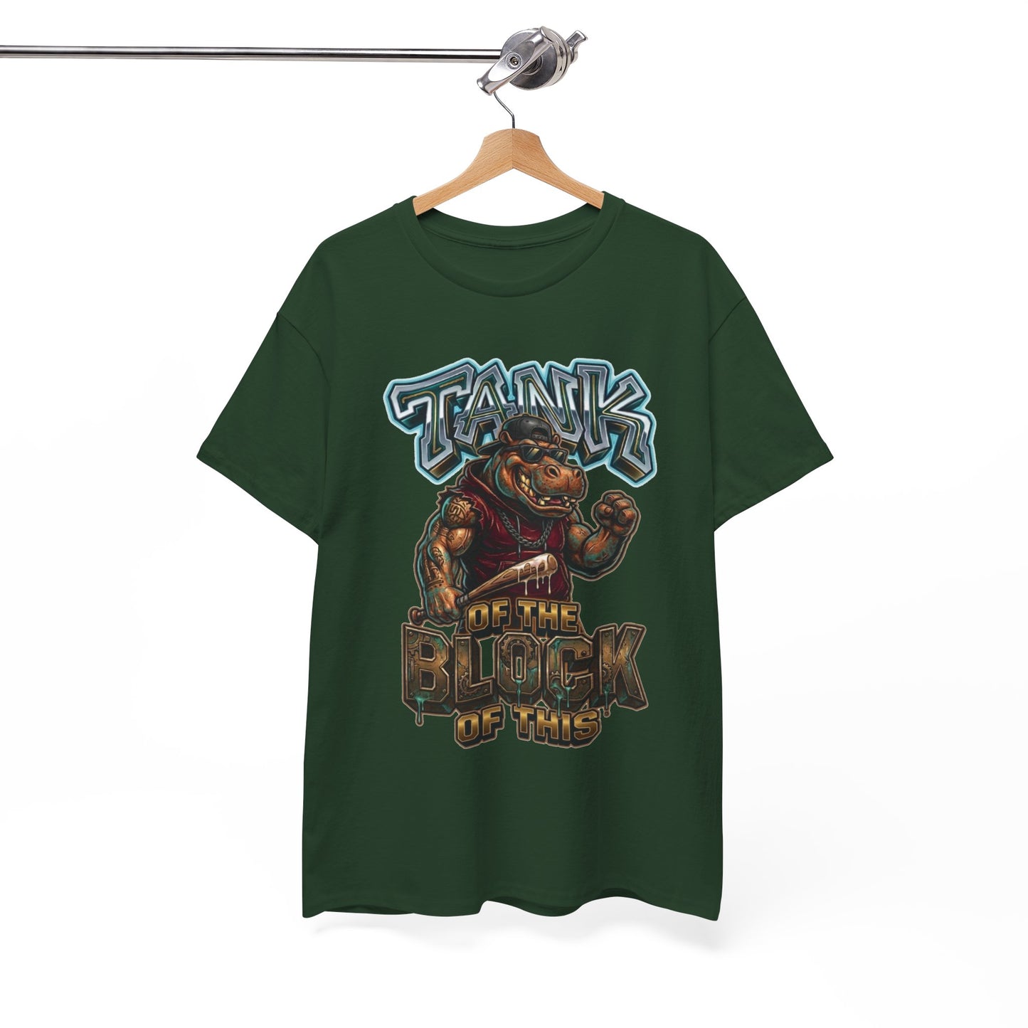 "Tank of the Block" Hippo Graphic Tee