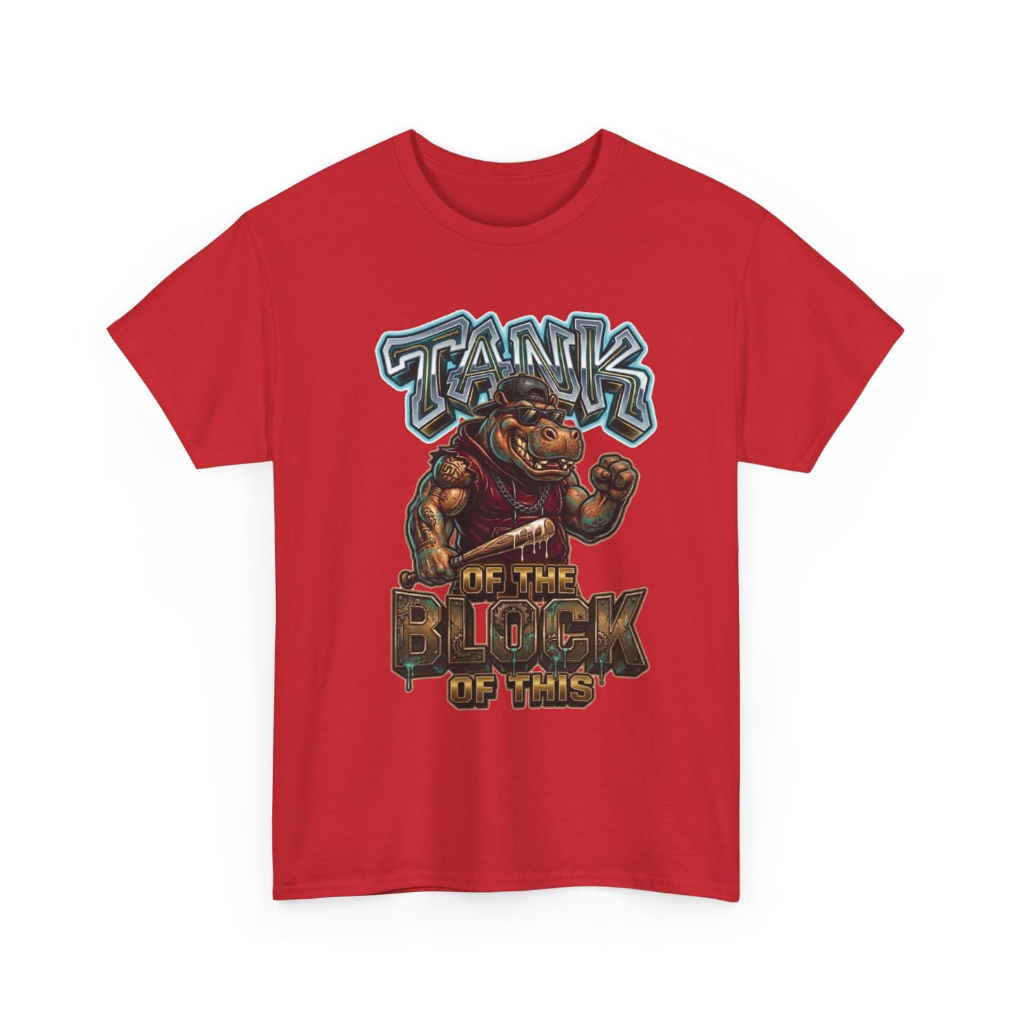 "Tank of the Block" Hippo Graphic Tee