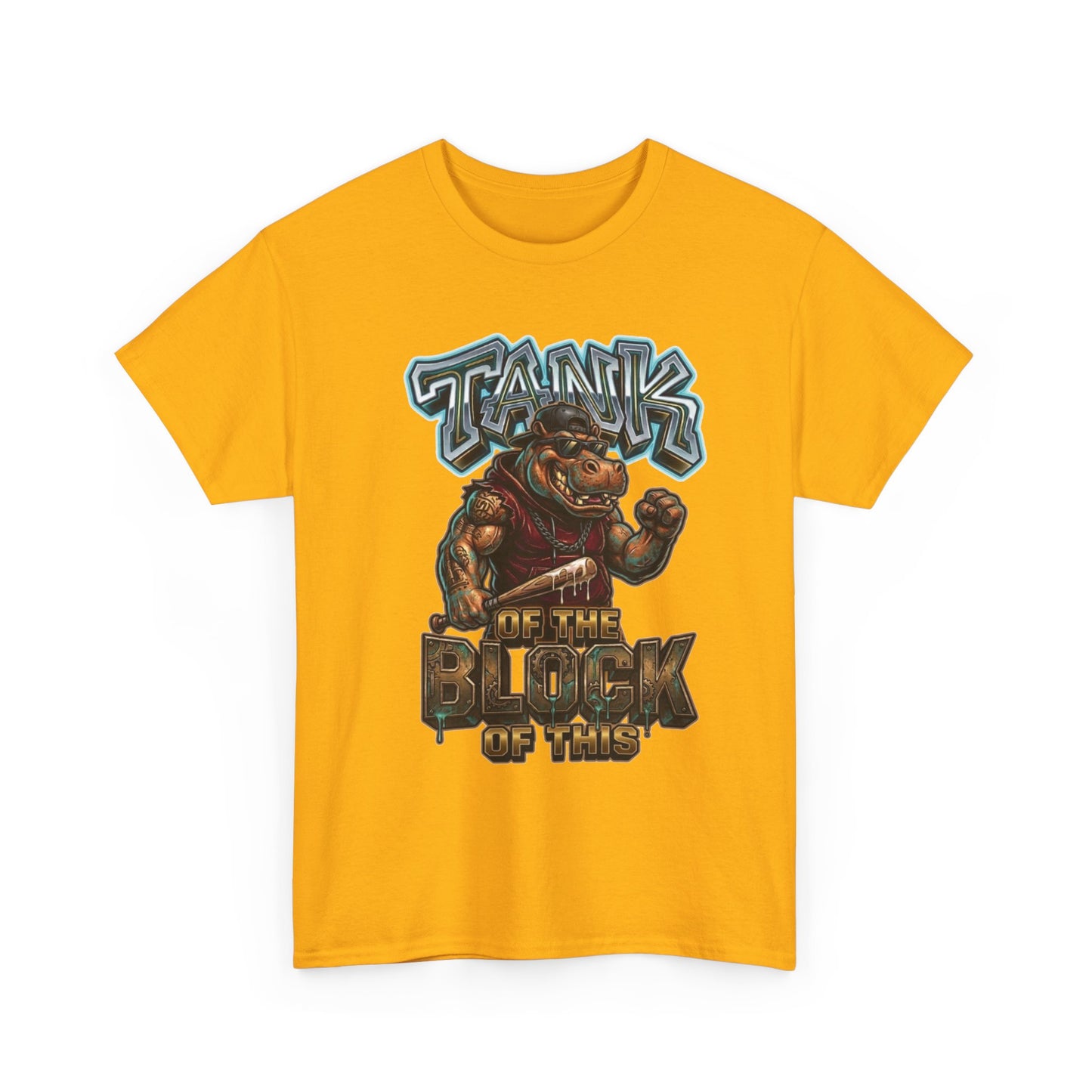 "Tank of the Block" Hippo Graphic Tee