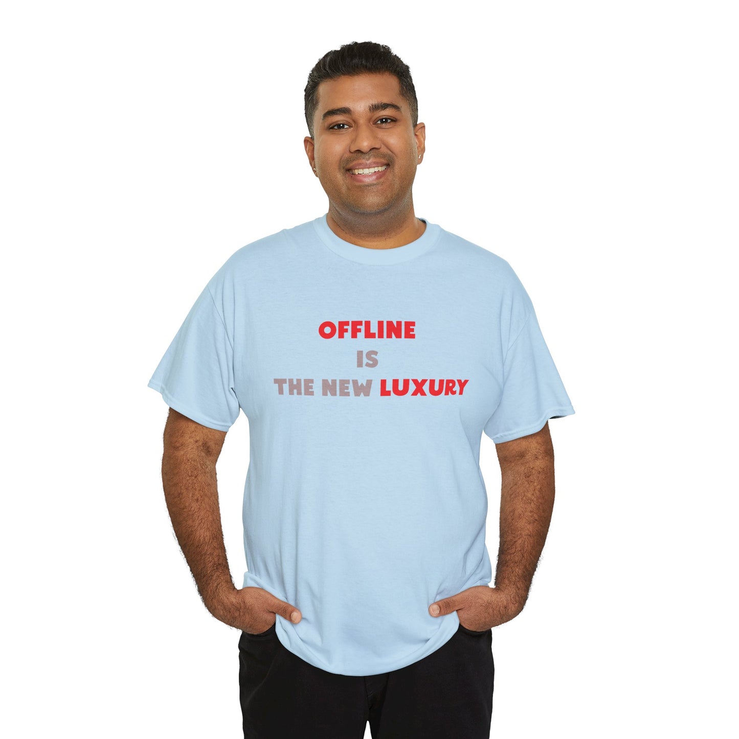Offline Is The New Luxury - Minimalist Statement T-Shirt