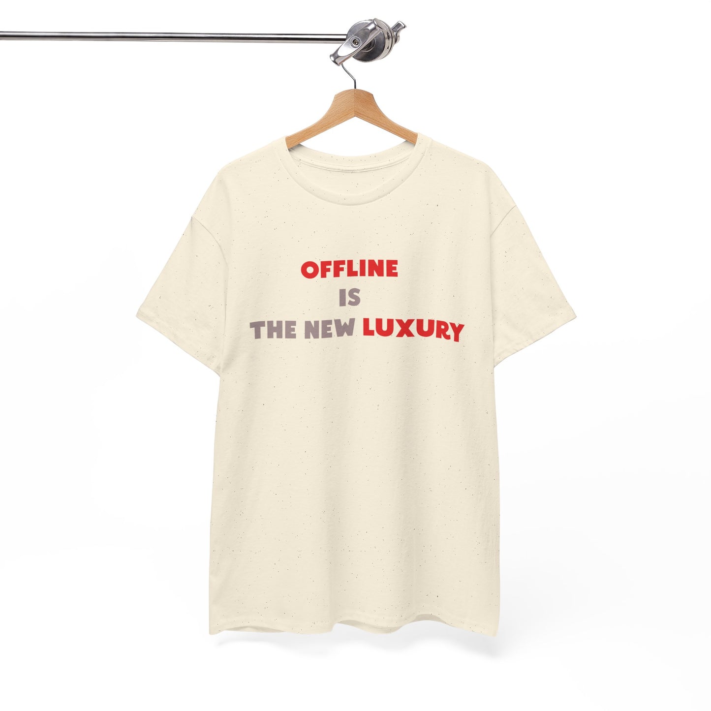 Offline Is The New Luxury - Minimalist Statement T-Shirt