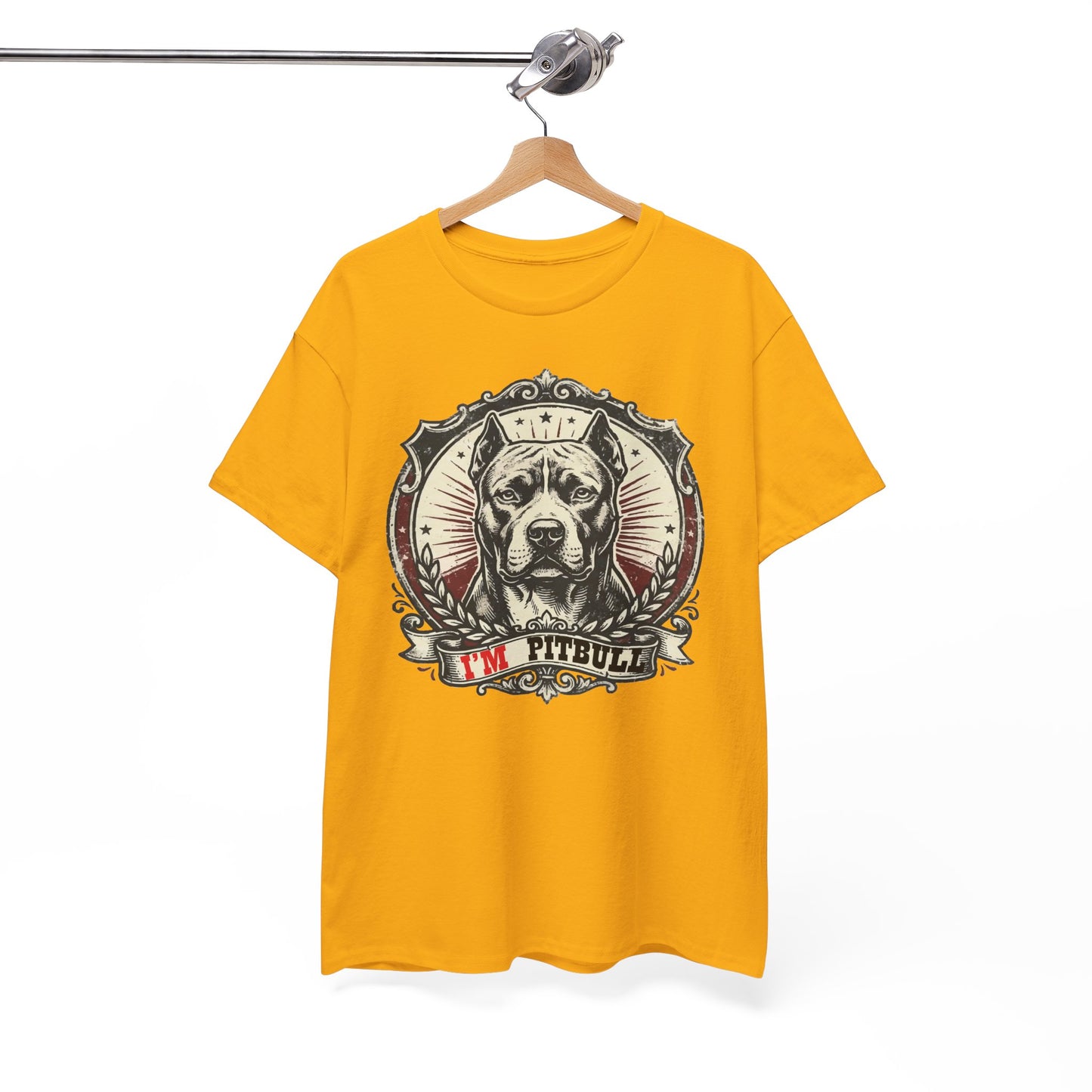 Pitbull King Tee — "I'm Pitbull" Graphic Dog Lover T-shirt