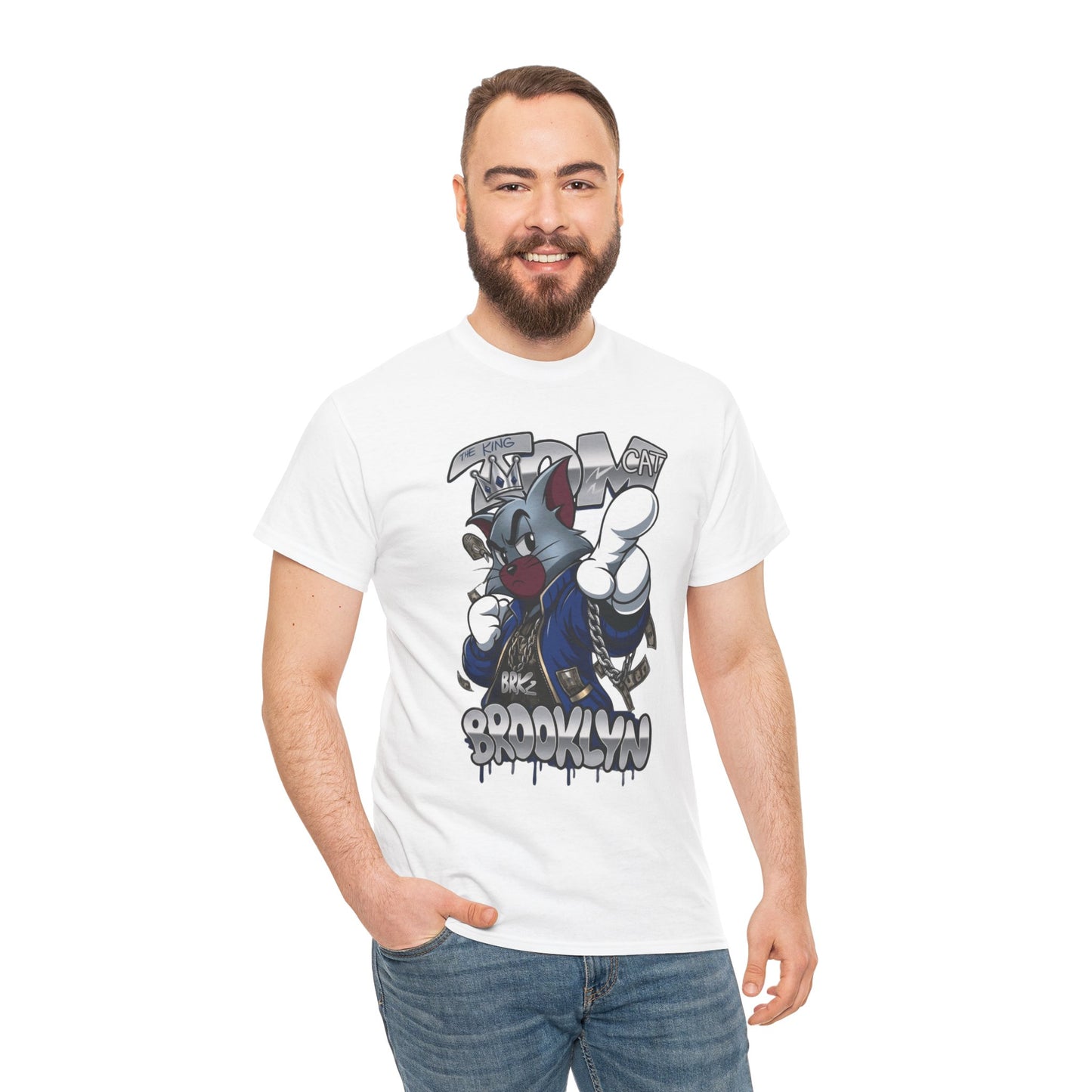 "Brooklyn Tomcat" Retro Urban Graphic Tee